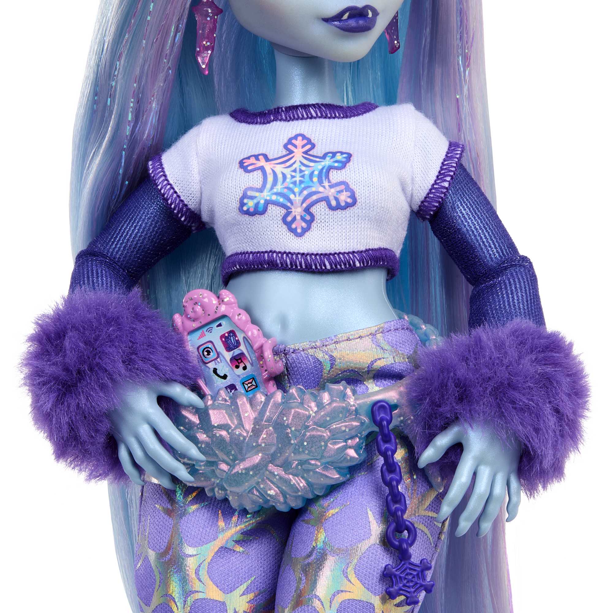 Monster High Poupée Abbey Bominable, Vêtements Yéti et Access.