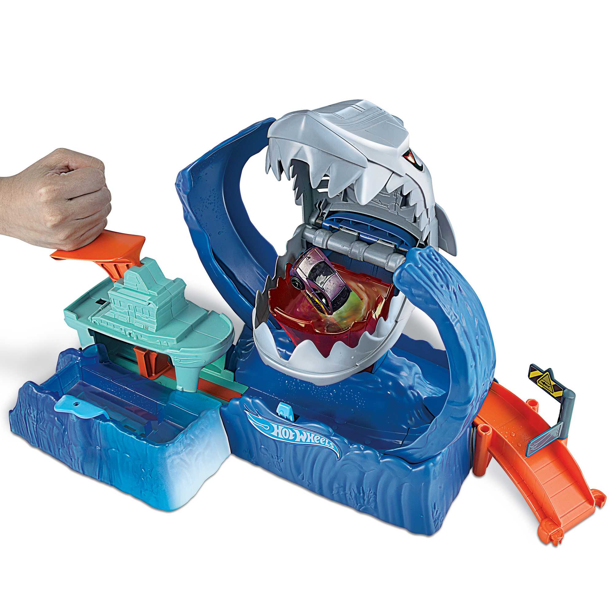Coffret de Jeu Saut du Requin Color Shifters Ville Hot Wheels