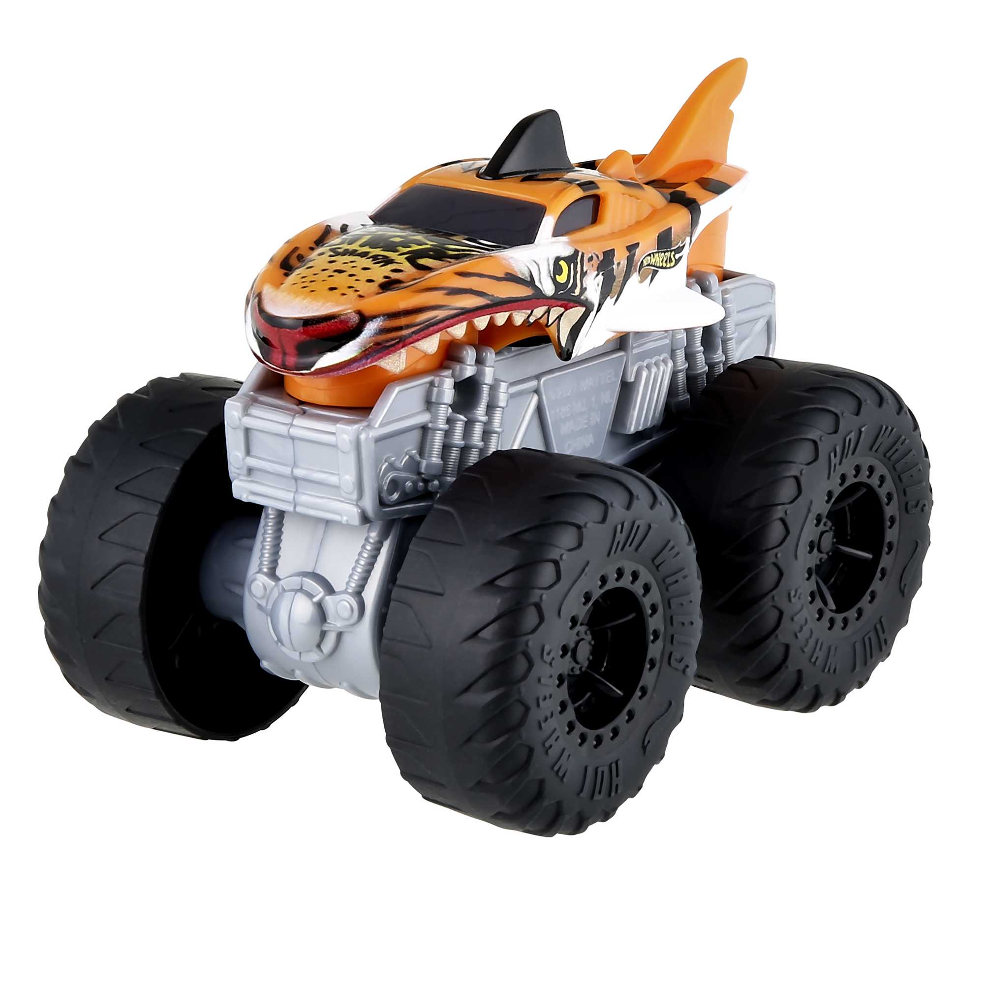 Hot Wheels Roarin\' Wreckers Mattel Tiger Monster Shark Trucks 
