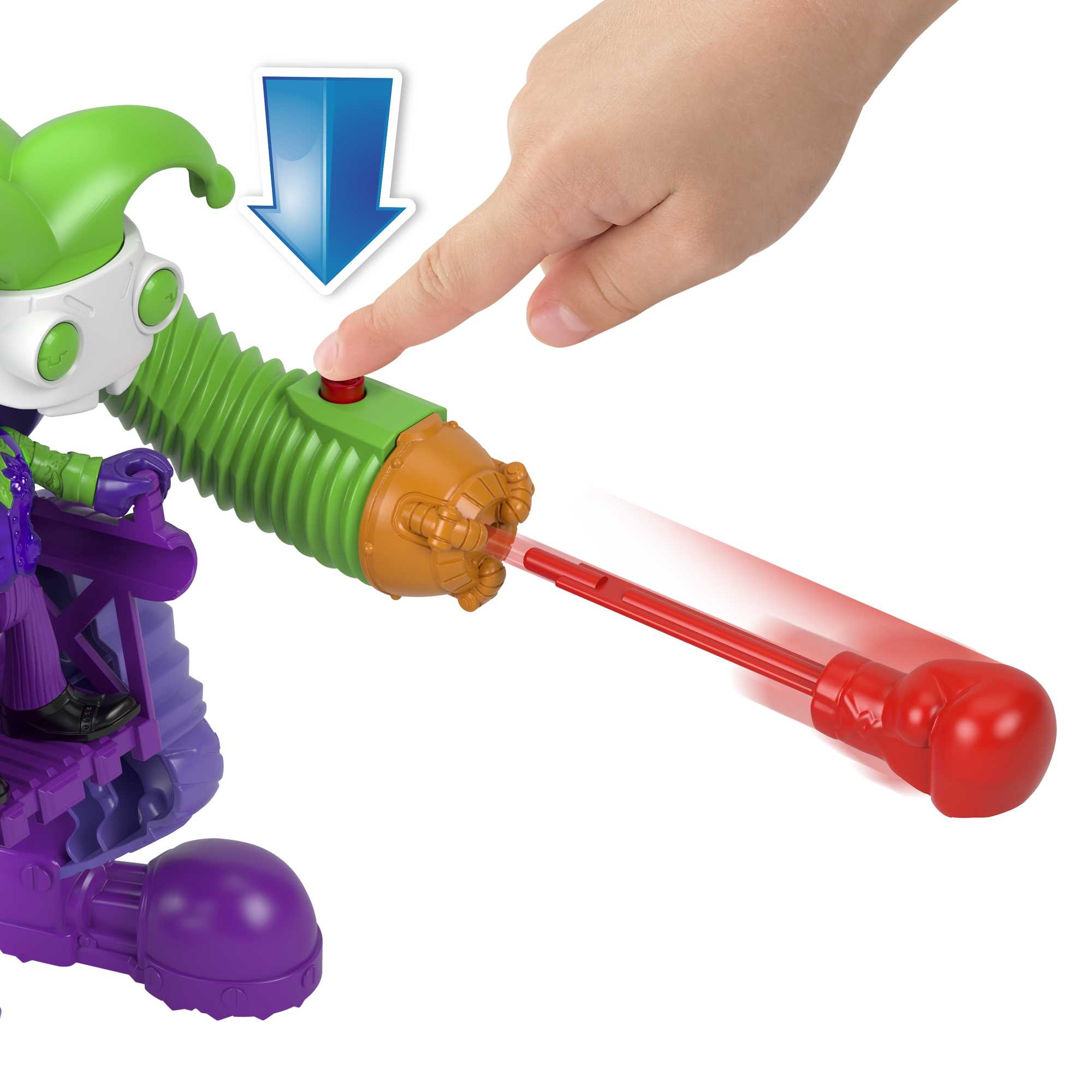 Imaginext DC Super Friends Veículo de Brinquedo Robô de Batalha The Joker
