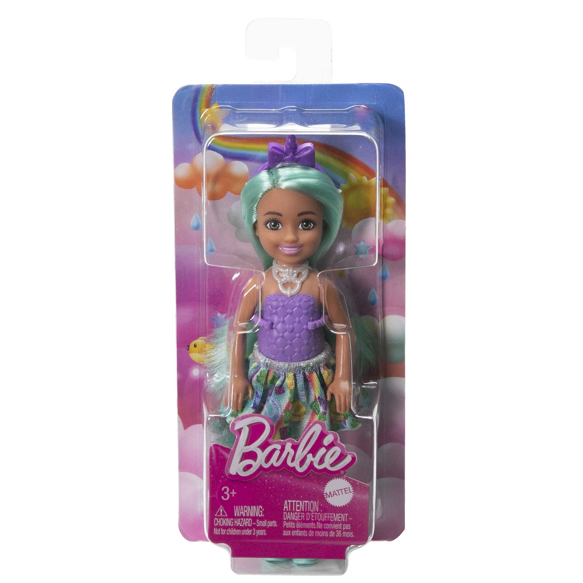 Unicorn-Inspired Chelsea Barbie Doll With Green Hair, Unicorn Toys