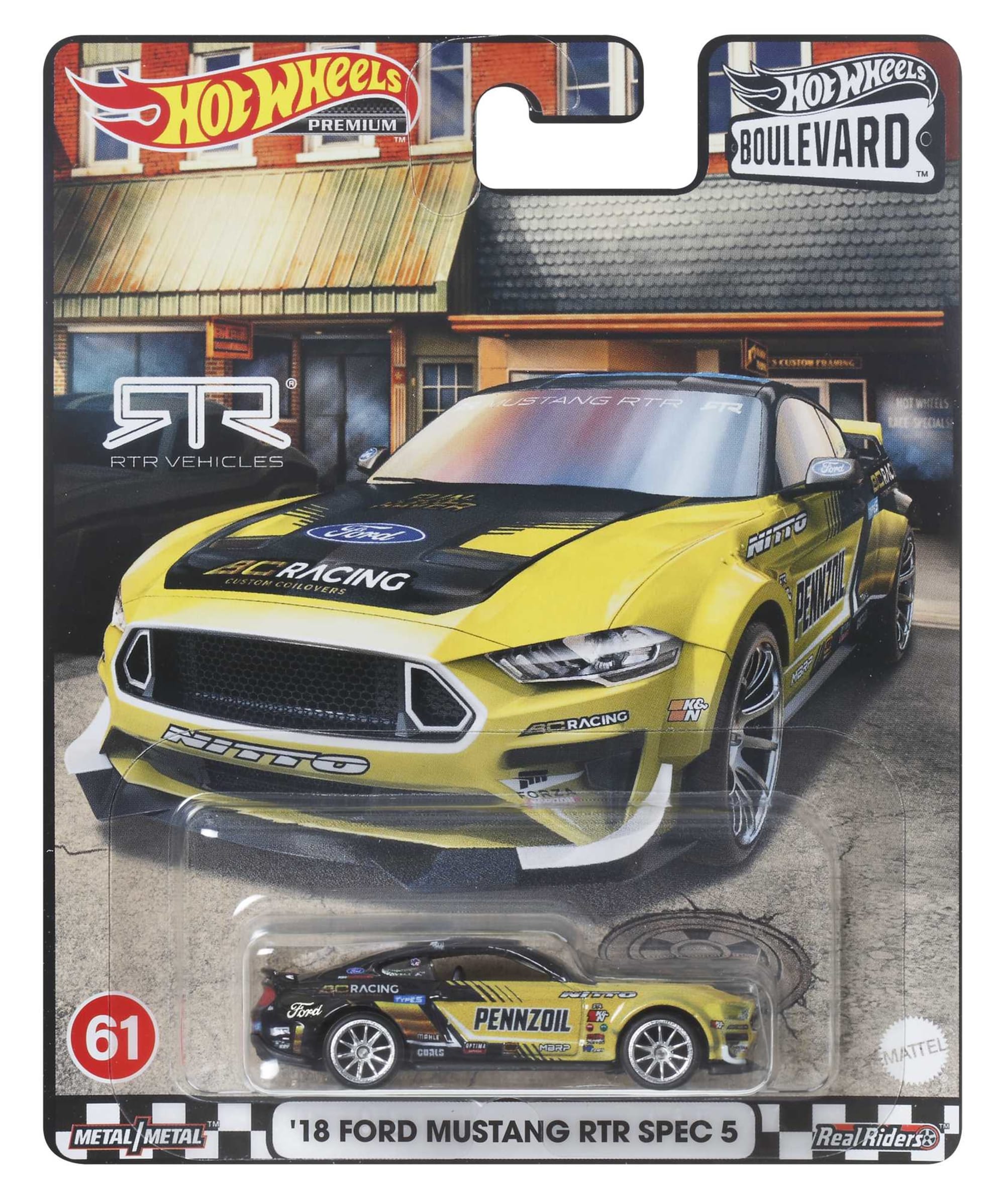 Hot Wheels Collector Veículo de Brinquedo 18 Mustang RTR