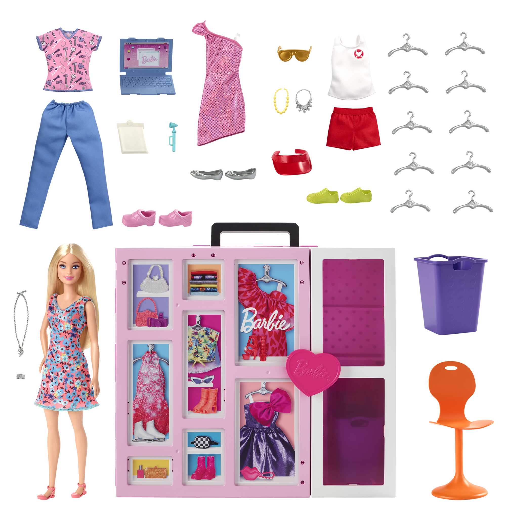 5 Surprise Mini Fashion Dream Wardrobe Playset [Includes 10+ Accessories!]