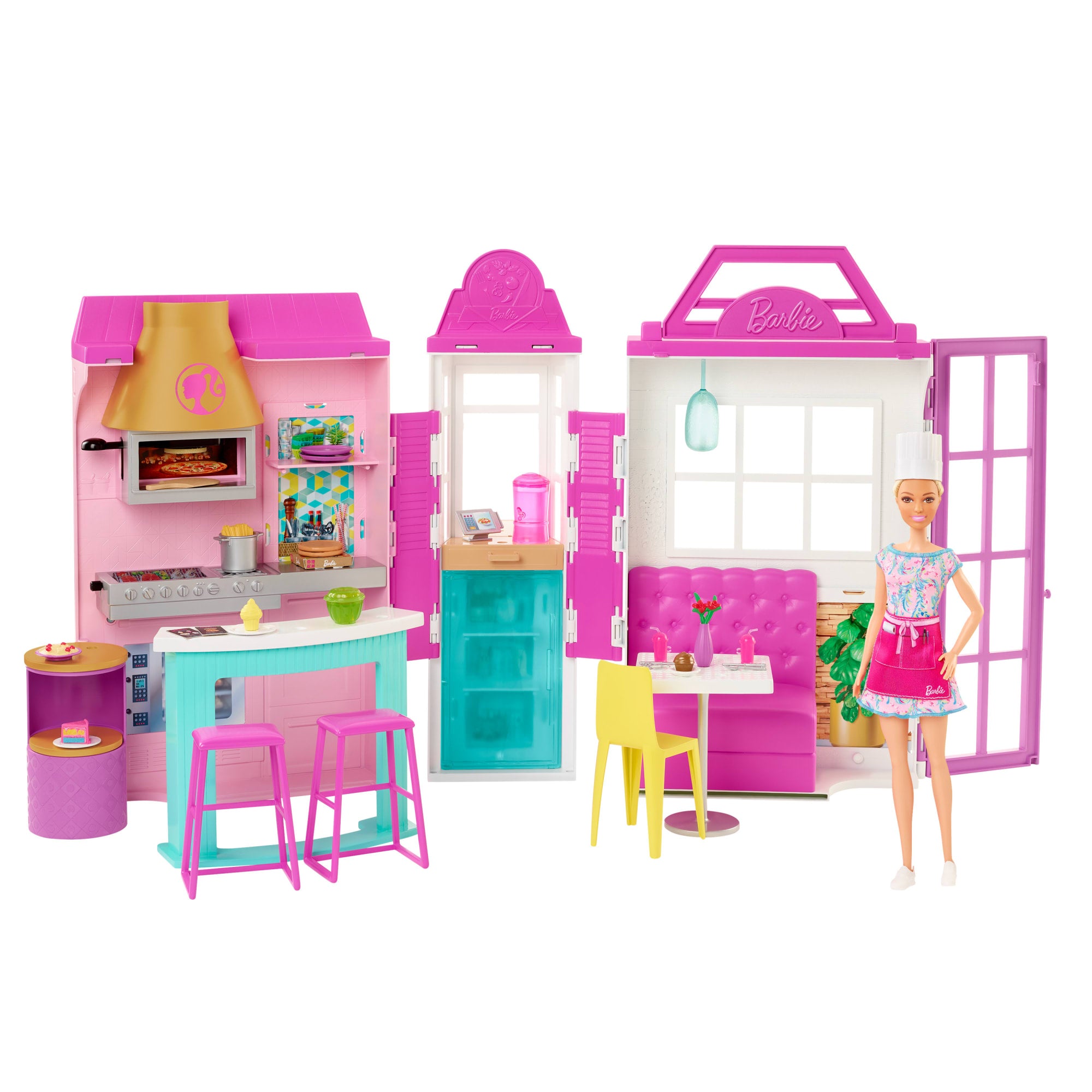 Barbie restaurant playset cheap