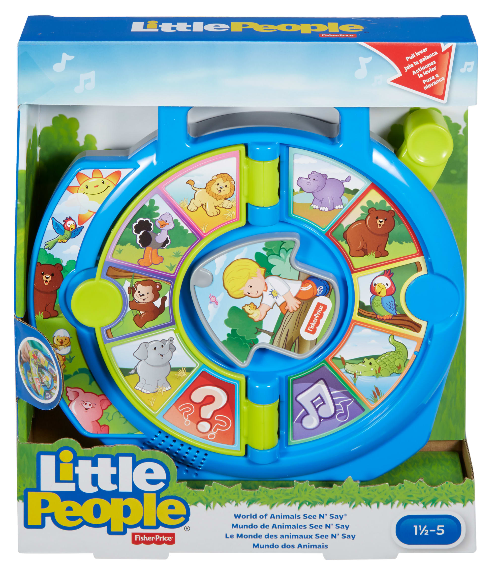 Fisher-Price Little People Le Monde des Animaux See N’ Say Édition Anglaise