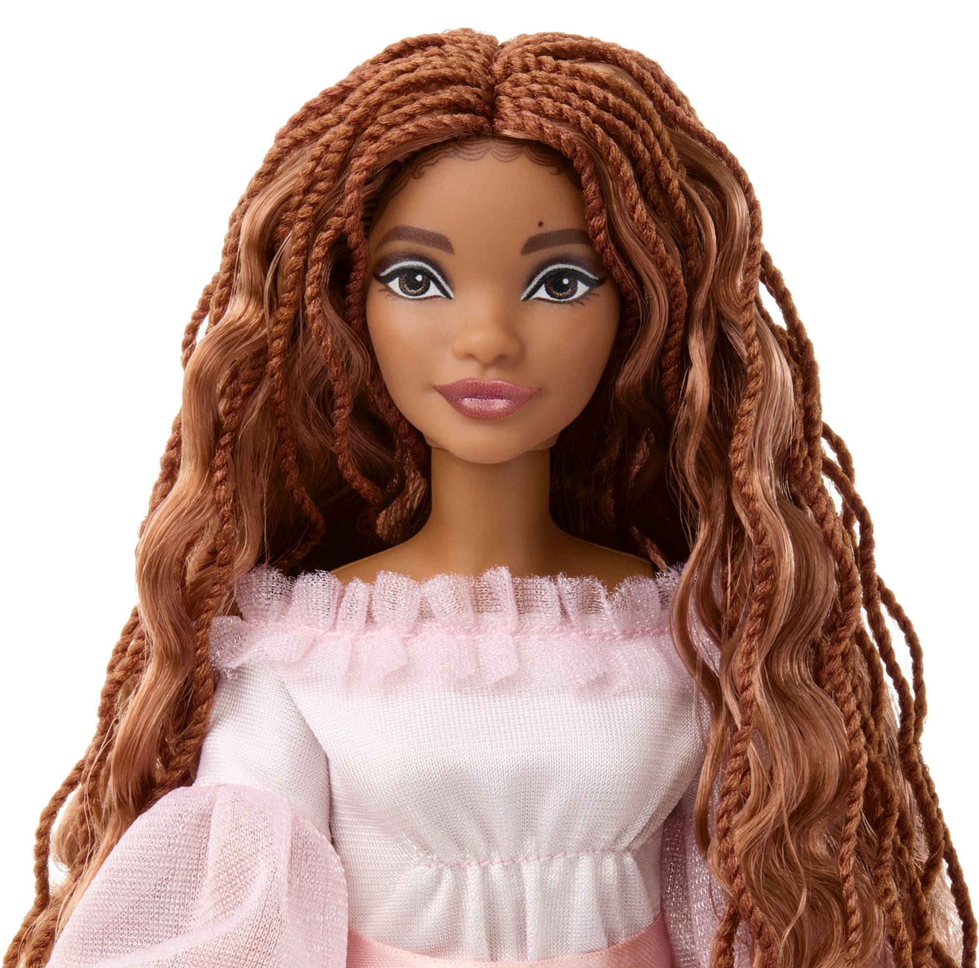 Disney the Little Mermaid Celebration Ariel Fashion Doll With Red Hair And Pink Dress