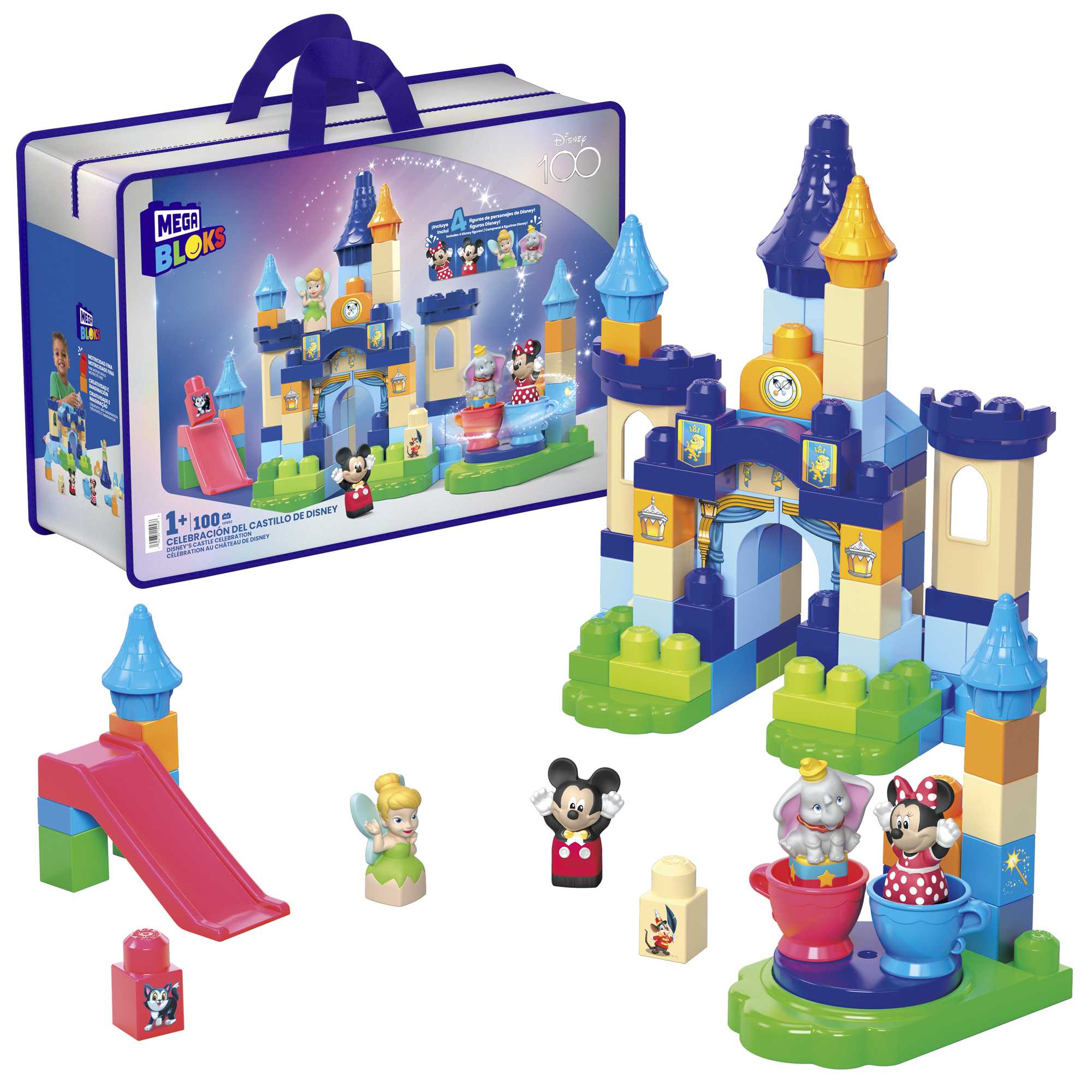 Mega Bloks Disney Jogo de Construção Celebración del Castillo de Disney
