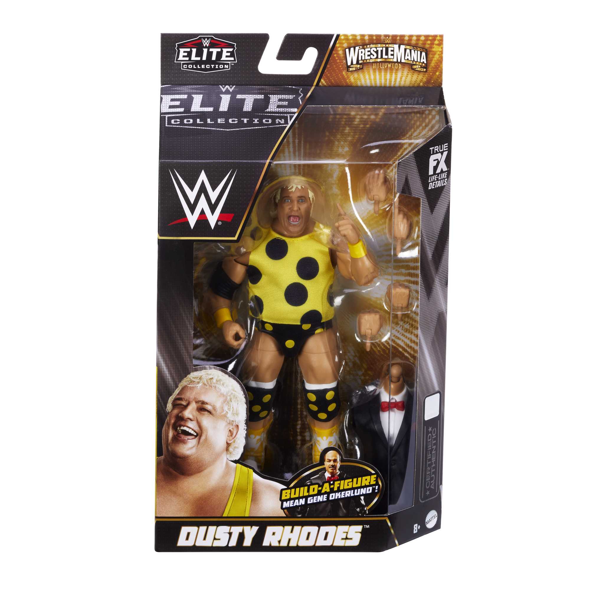 WWE Elite Action Figure Wrestlemania Dusty Rhodes With Build-A-Figure