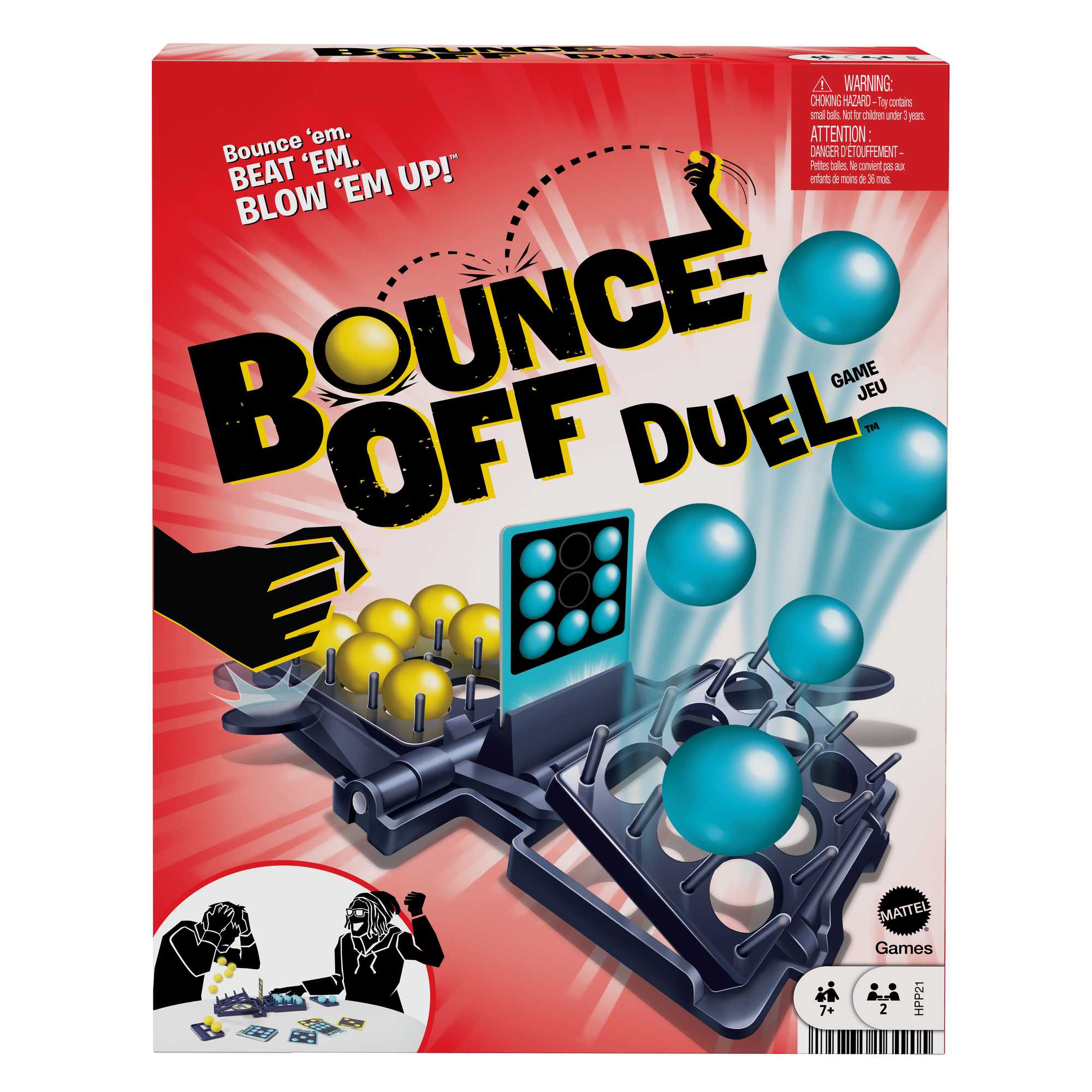  Mattel Games Bounce-Off Duel 2-Player Game for Kids