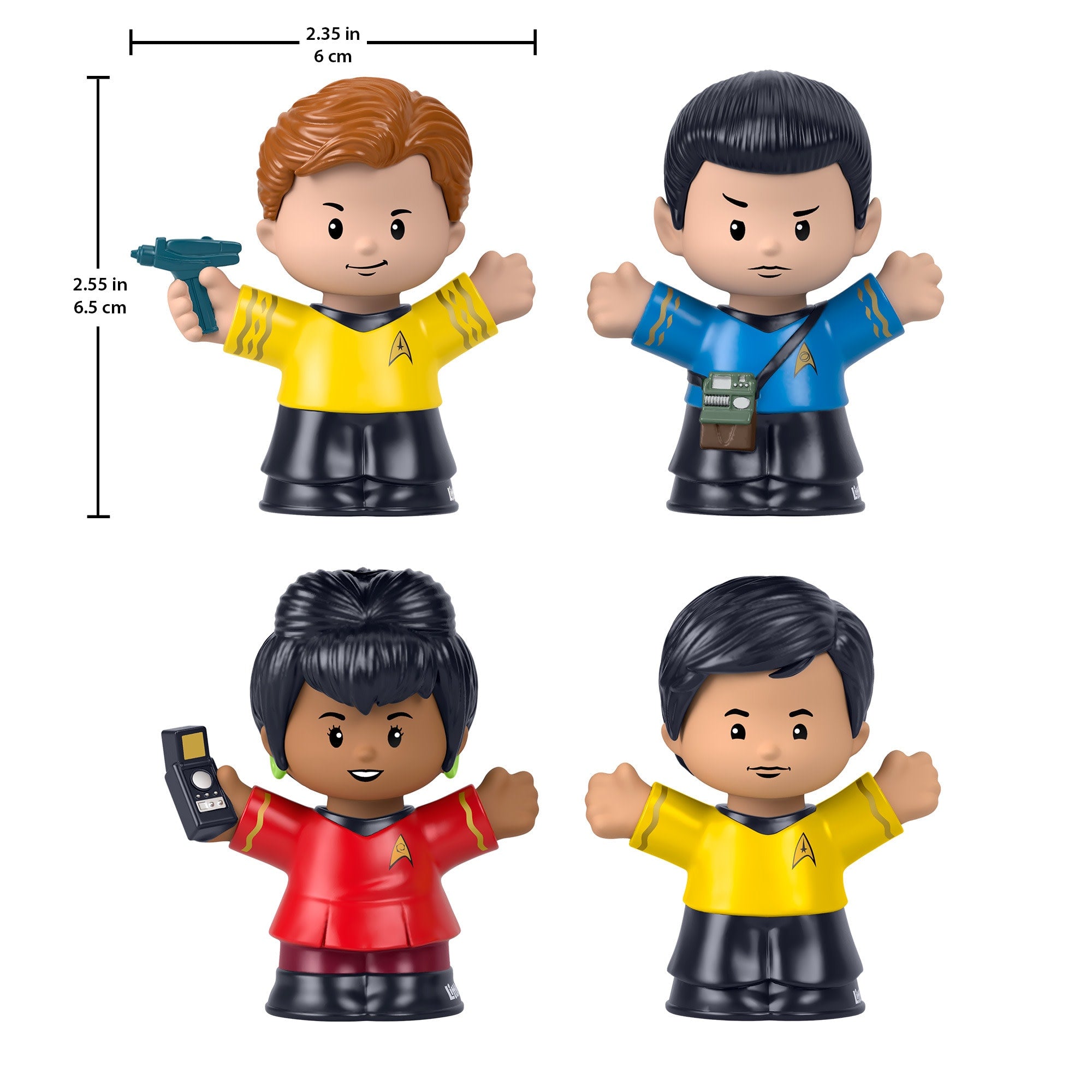 Little People Collector Star Trek Special Edition Set For Fans, 4 Figures In Gift Package