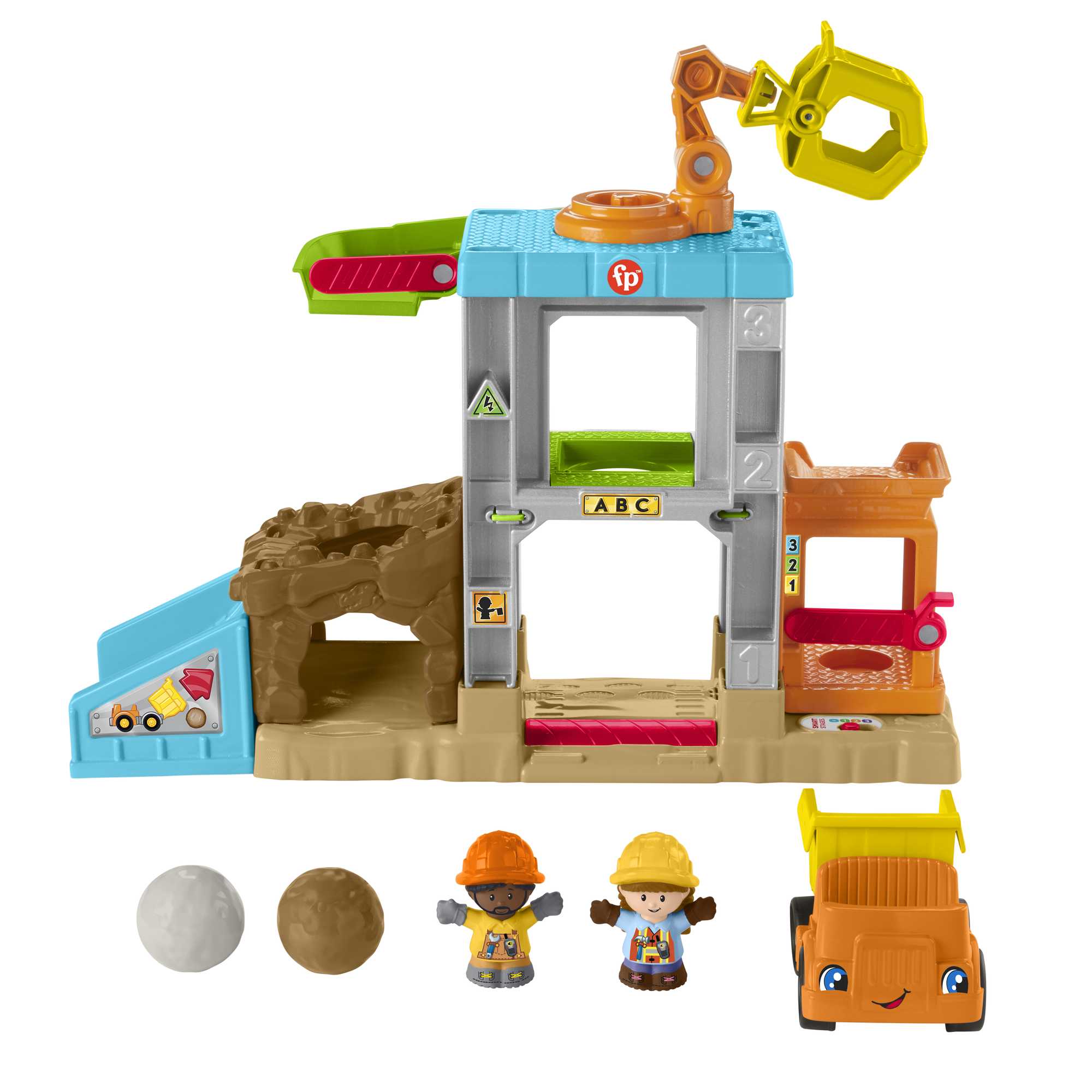 Fisher-Price Little People Load Up 'N Learn Construction Site | Mattel