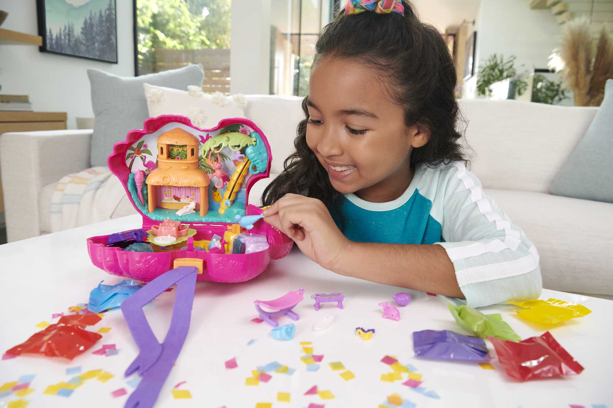 Polly Pocket Flamingo Party, Multicolore, Taille Unique