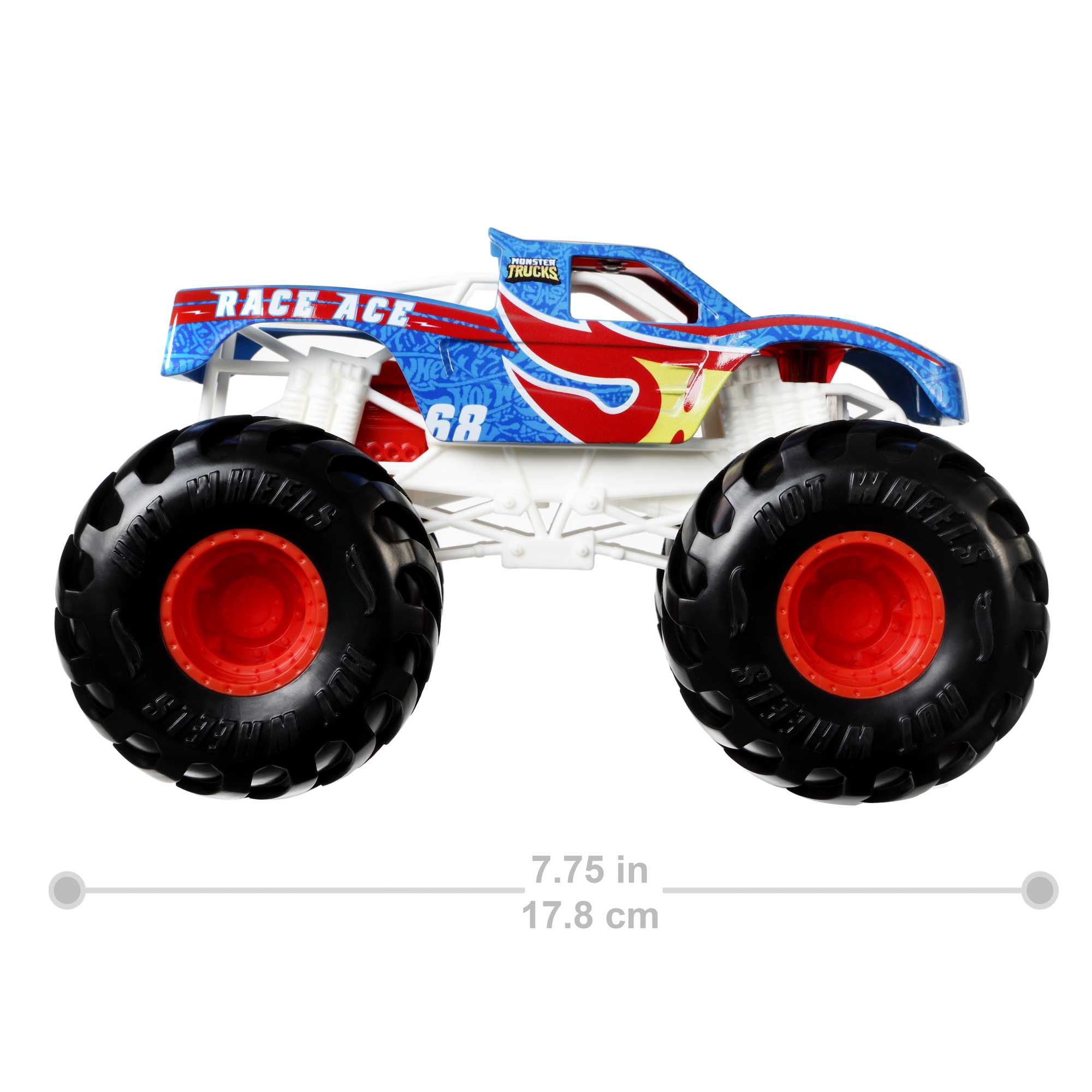 Mattel 1:24 Wheels Race Trucks Ace Hot | Monster