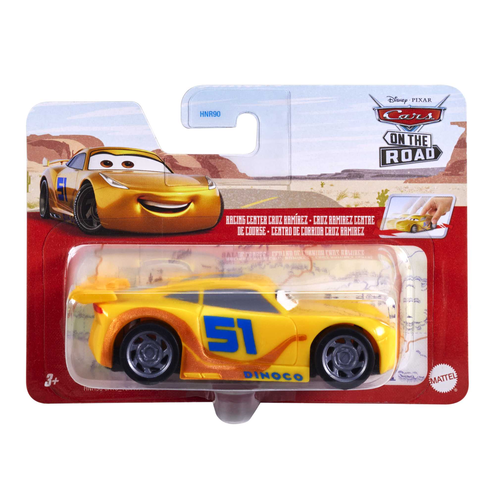 Cars de Disney y Pixar Vehículo de Juguete Pullback Cruz Ramirez