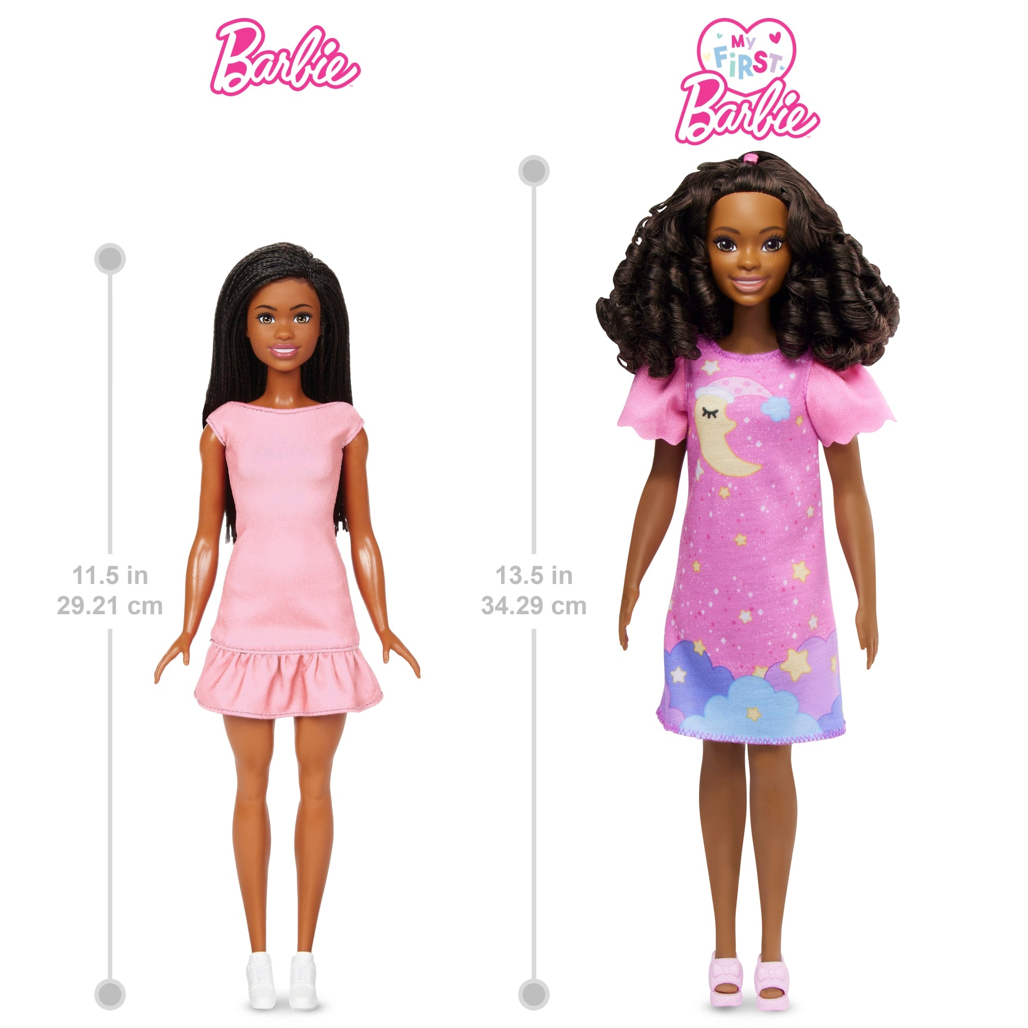 Barbie Doll For Preschoolers | Black Hair | Deluxe | MATTEL