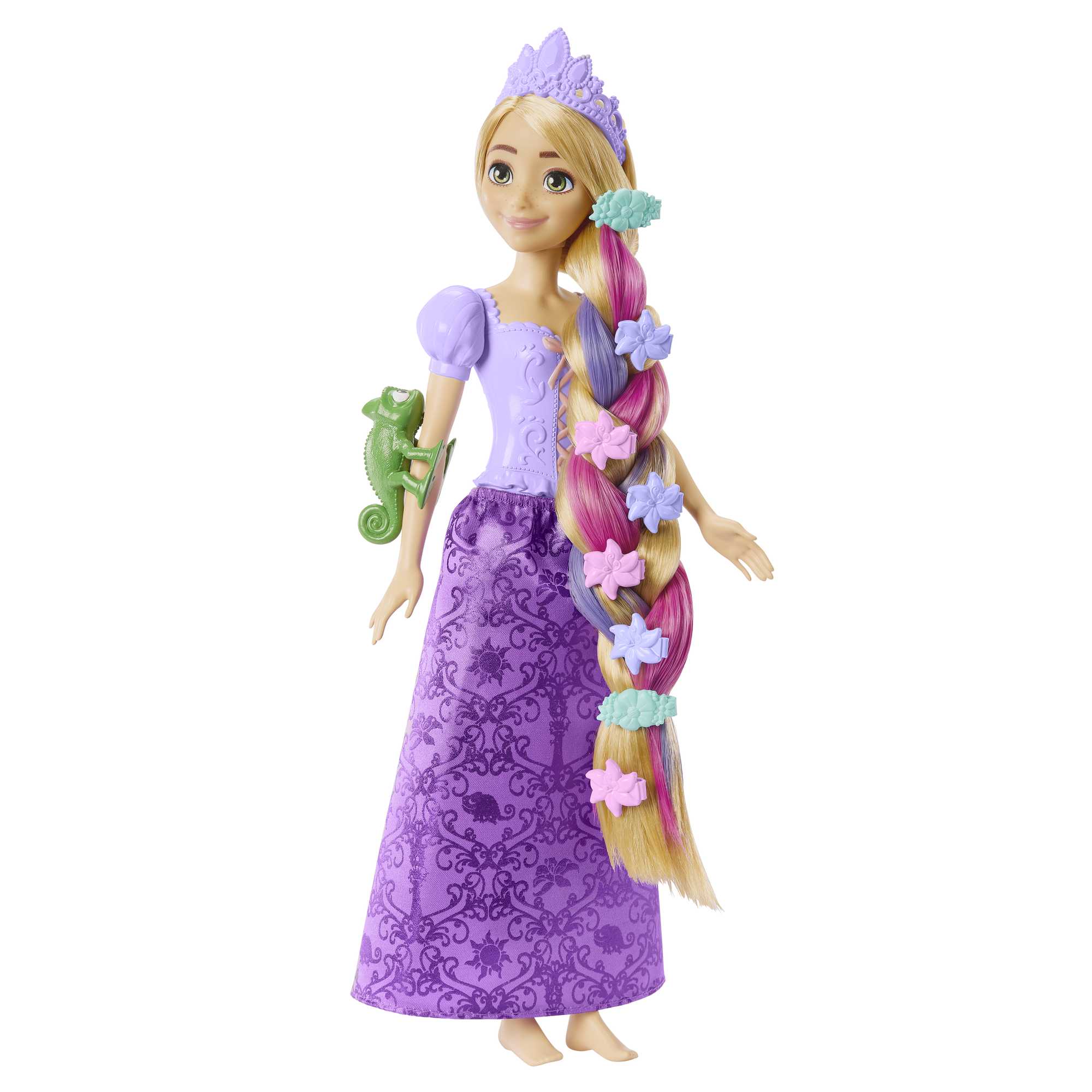Disney Princesa Boneca Rapunzel Cabelo de Contos de Fadas