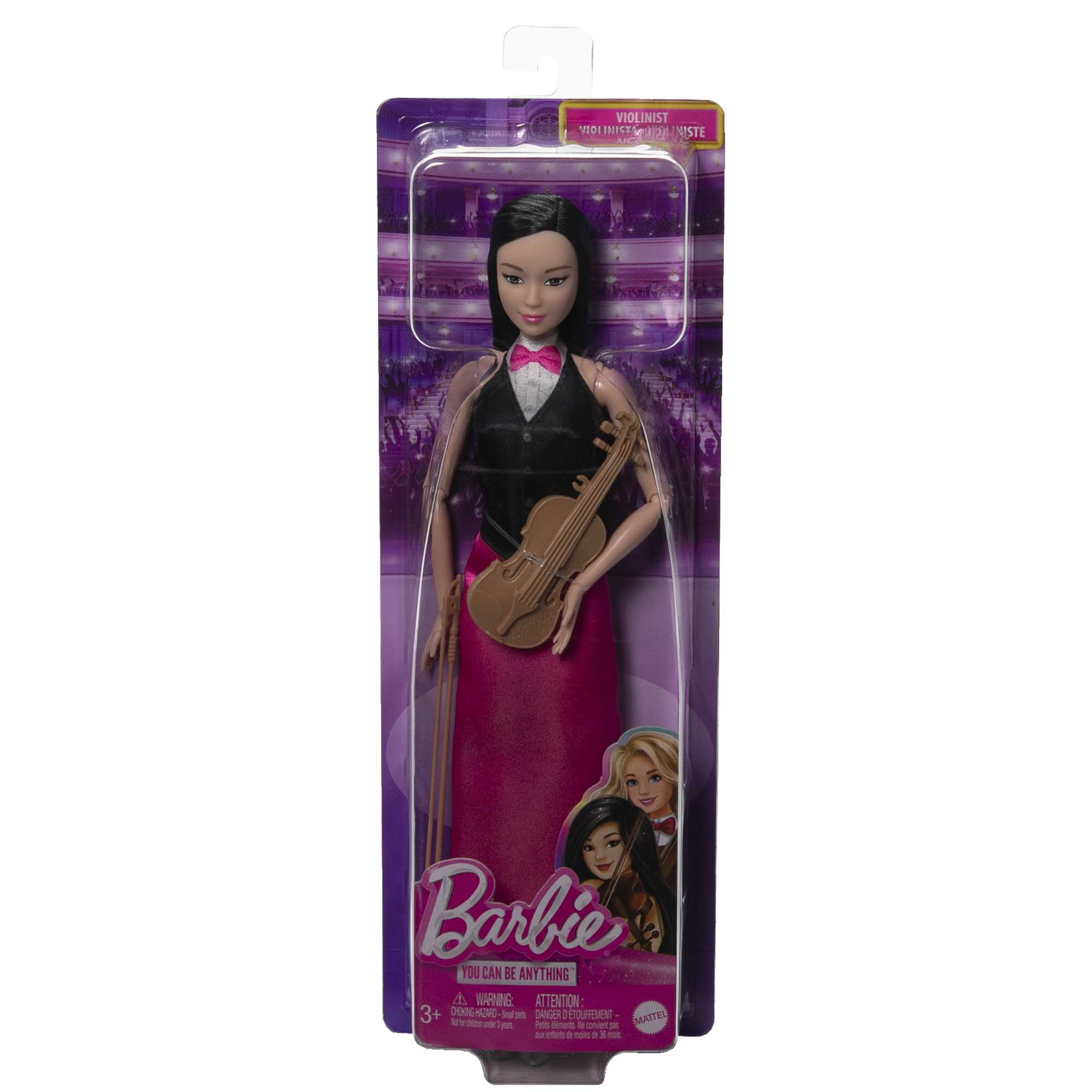 Barbie-Métiers-Poupée Barbie Violoniste et Accessoires