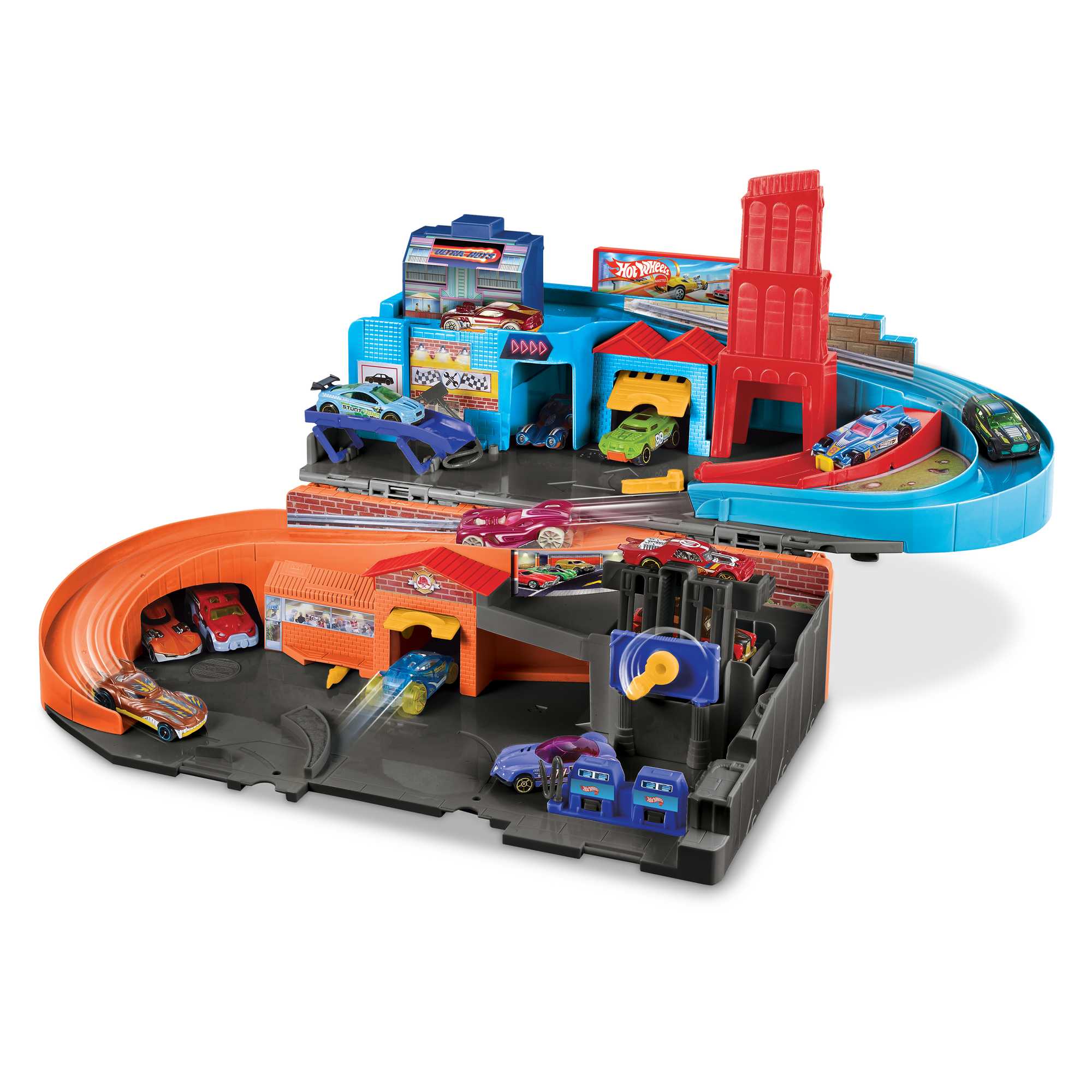 Hot Wheels Ultra Hots Sto & Go Track Set | Mattel