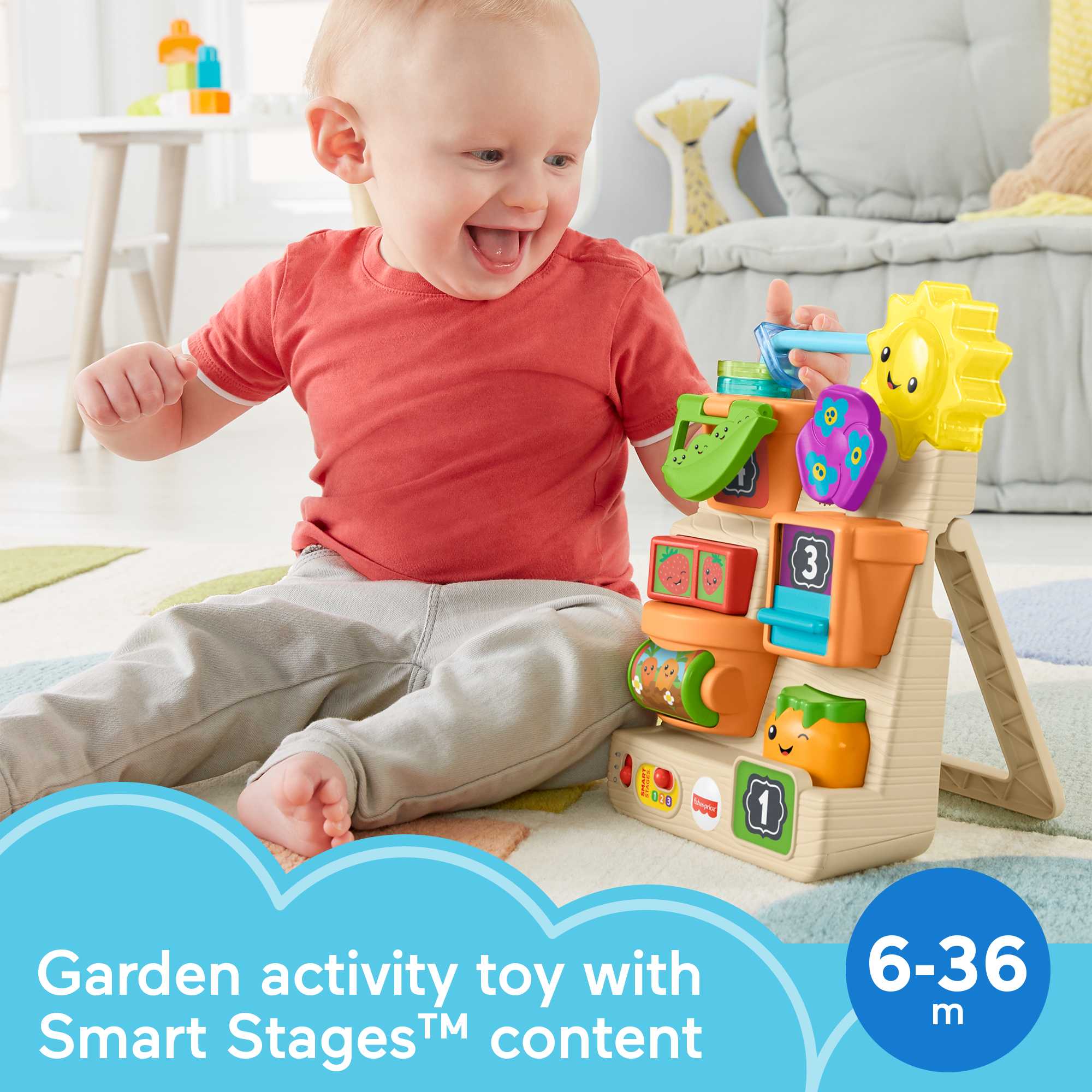 Fisher-Price Laugh & Learn Peek & Play Busy Garden