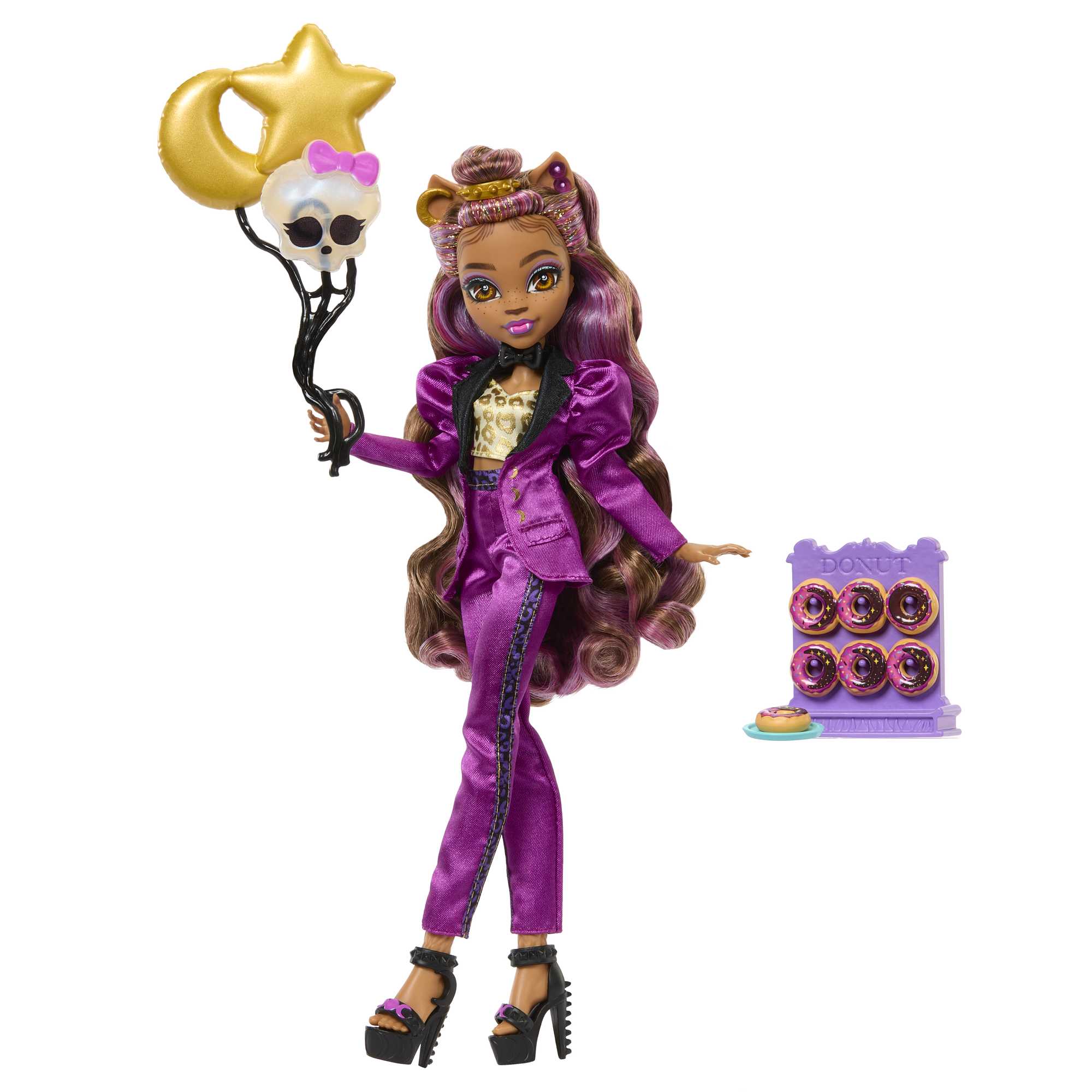 Monster High Bal des Monstres Clawdeen Wolf, Tenue de Soirée, Acc.