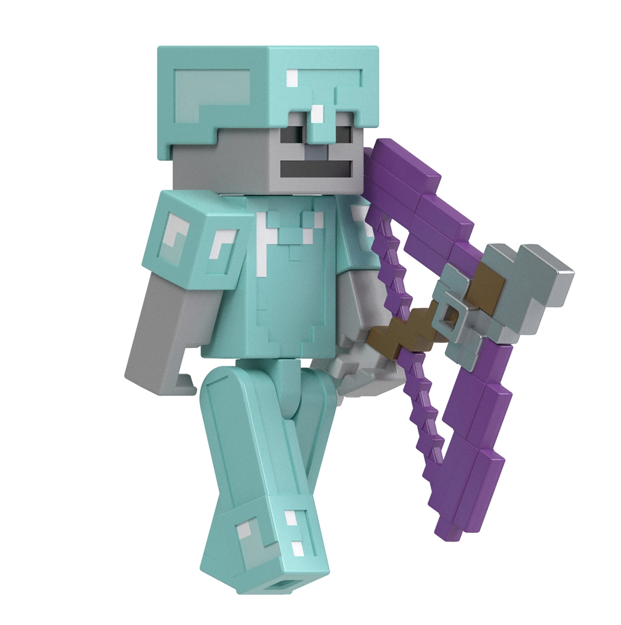 Minecraft Vanilla Figura de Brinquedo Esqueleto blindado 3.25"