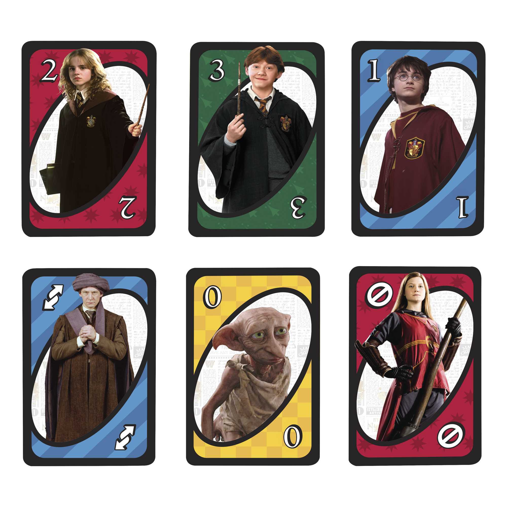 Jeu De Cartes Uno Harry Potter - Jeu De Société Familial, à Partir De 4 Ans
