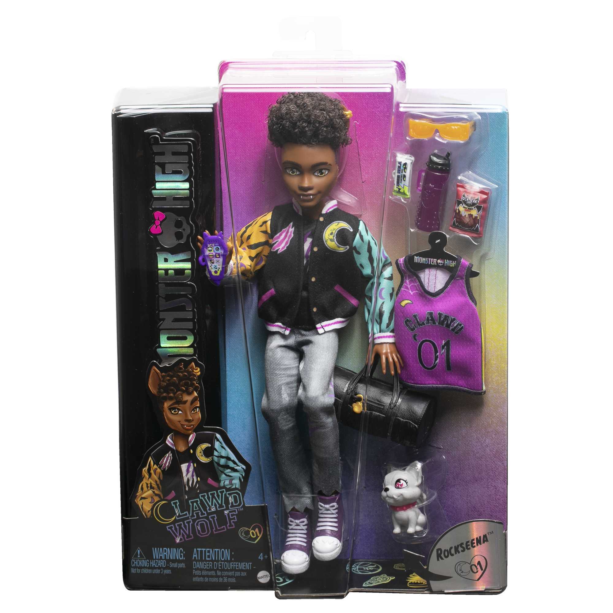 Monster High-Clawd Wolf-Poupée Avec Animal et Accessoires