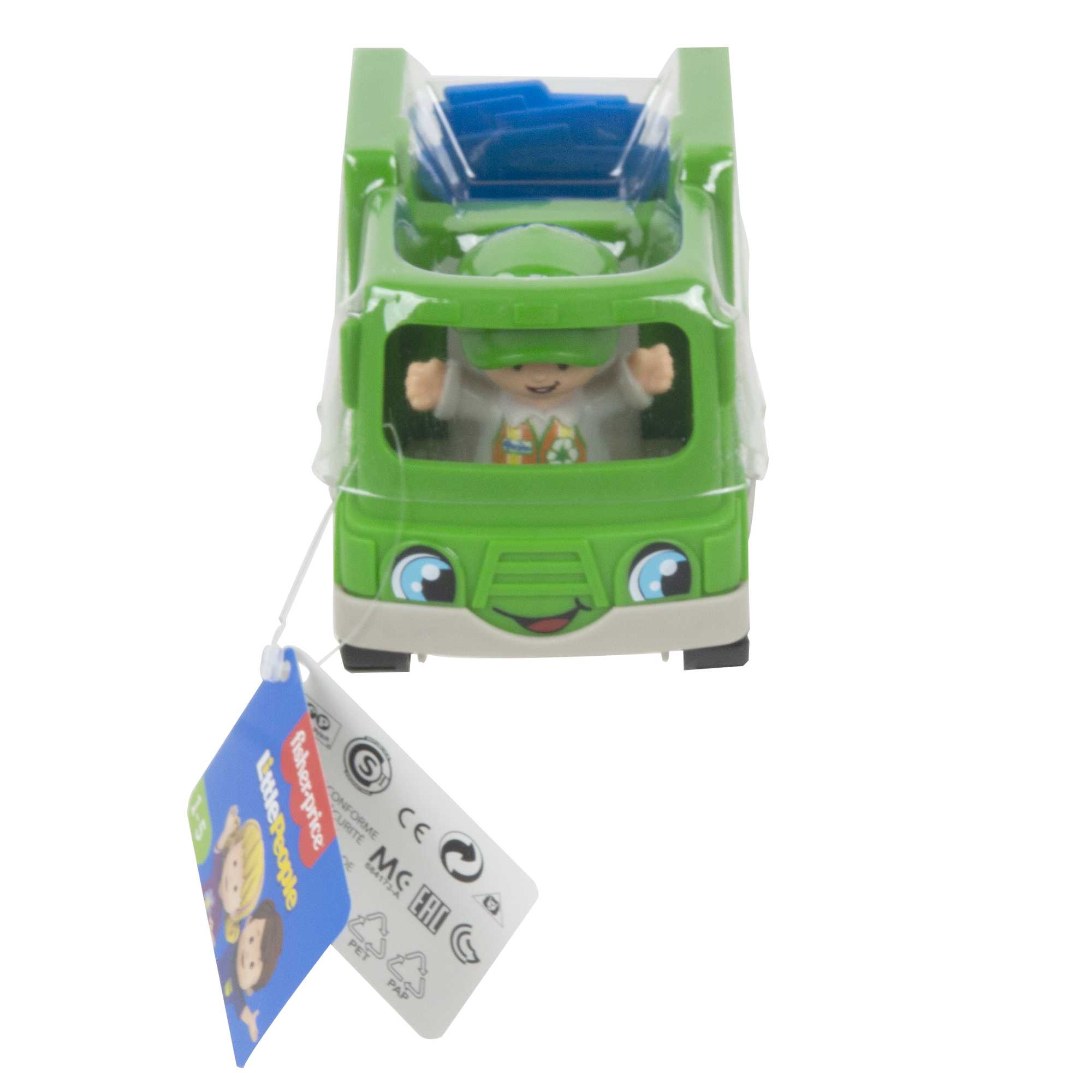 Fisher-Price Little People Brinquedo para Bebês Caminhão de Reciclagem