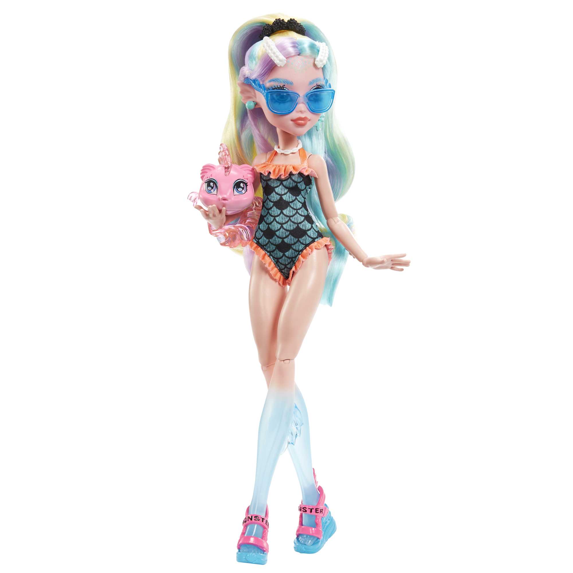 Monster High Boneca Lagoona Blue Moda Mattel Hhk55