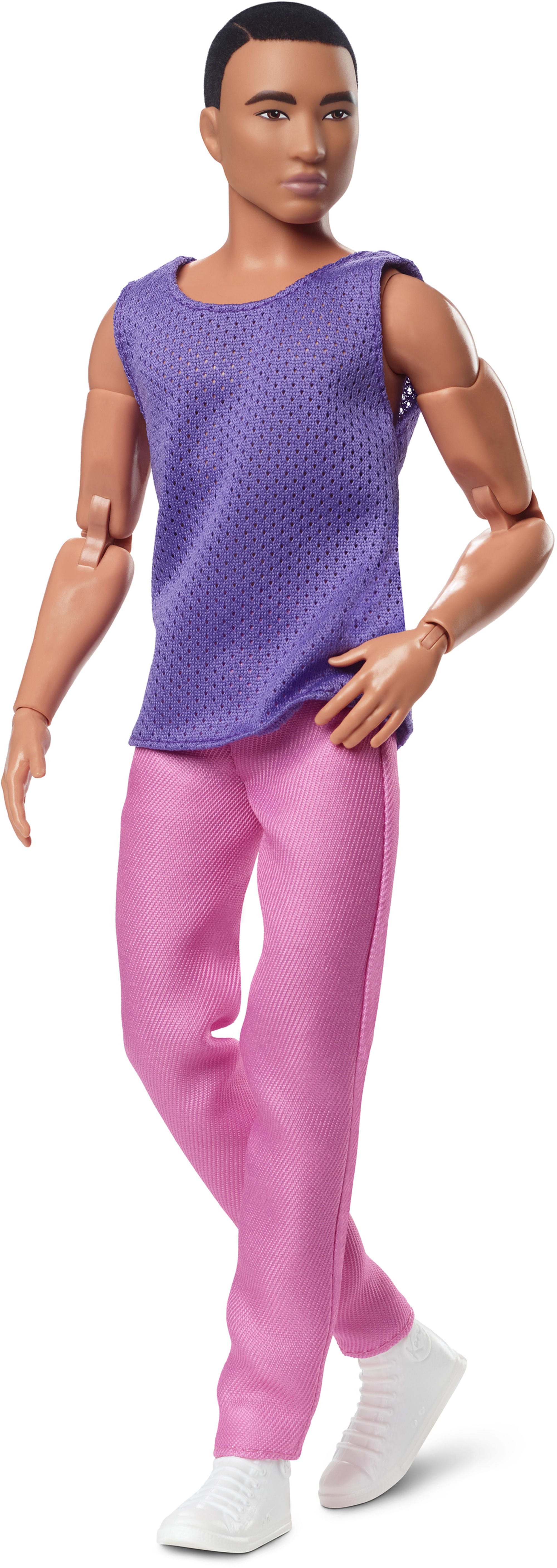 Barbie Signature Boneco Ken Camiseta Roxa