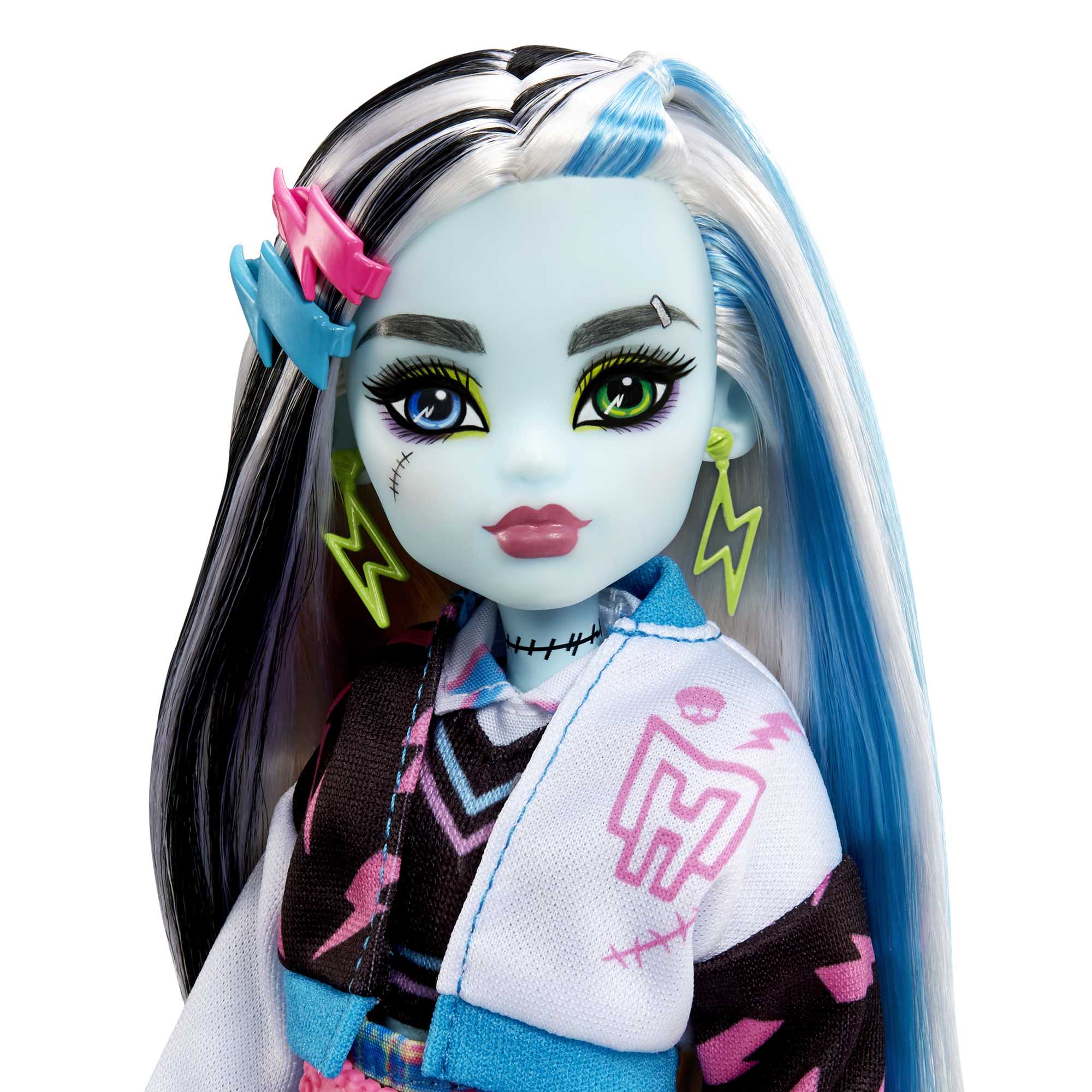  Monster High Cleo De Nile Fashion Doll with Blue Streaked Hair,  Signature Look, Accessories & Pet Dog : Toys & Games