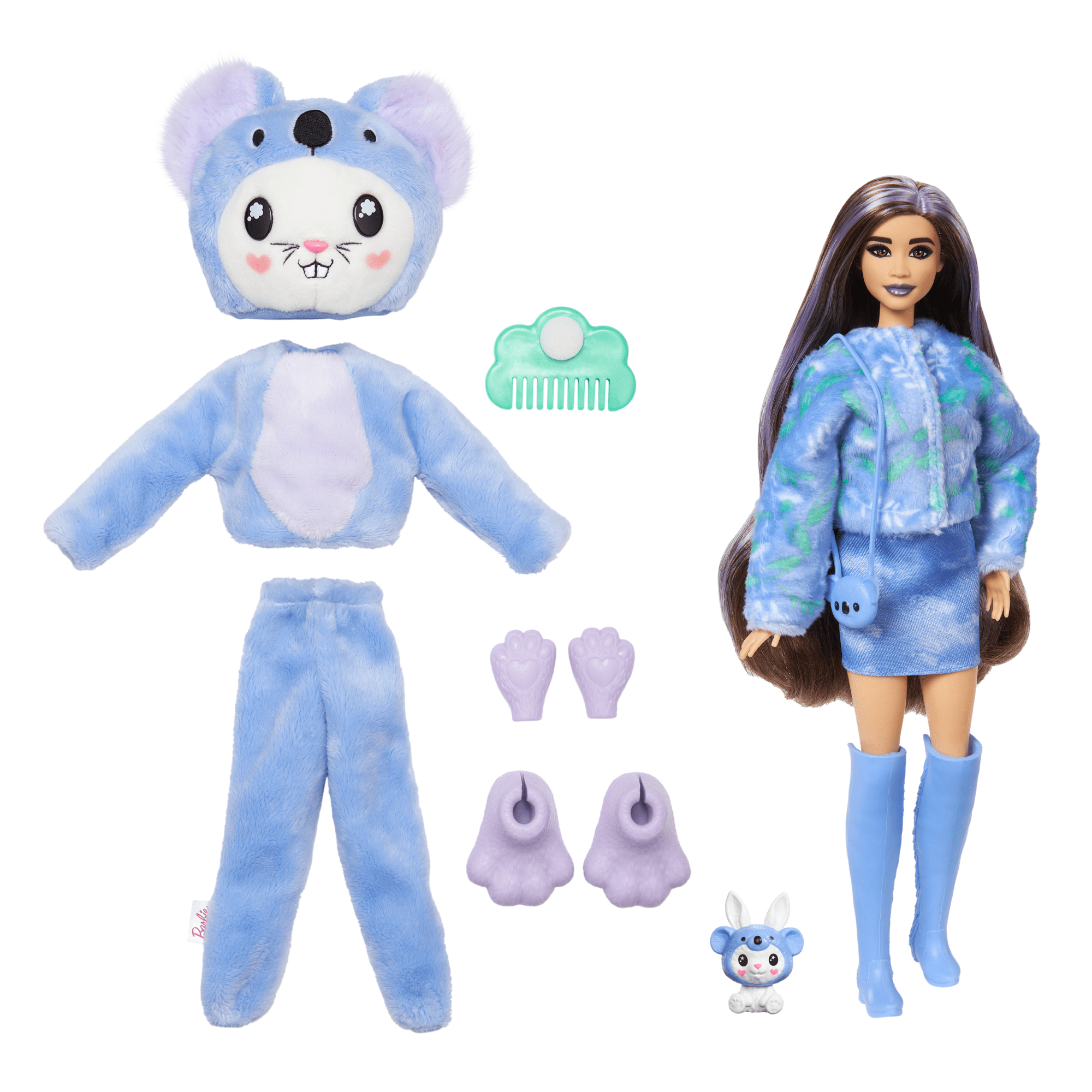 Barbie-Cutie Reveal-Poupée sur le thème des costumes, lapin koala