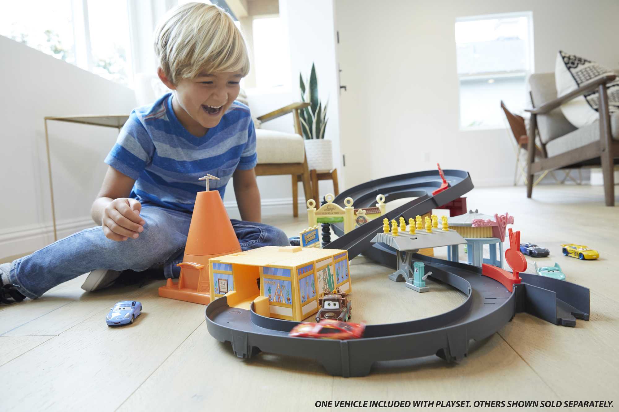 Disney And Pixar Cars Toys, Track Set, Race Around Radiator Springs