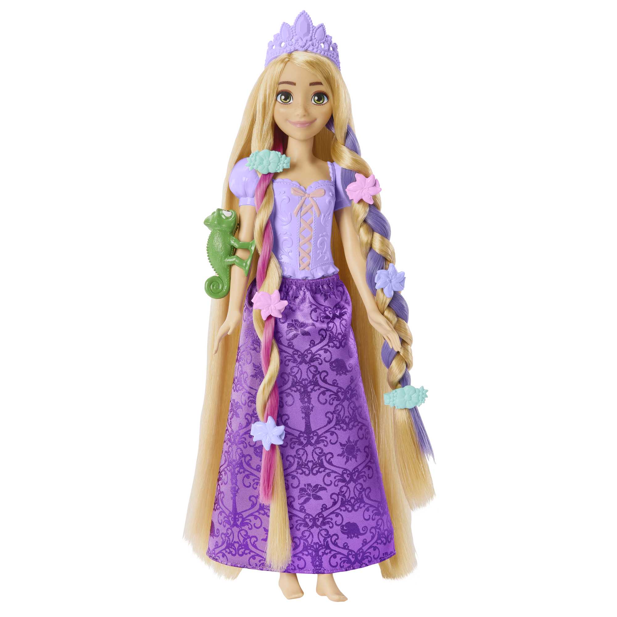 Disney Princesa Boneca Rapunzel Cabelo de Contos de Fadas