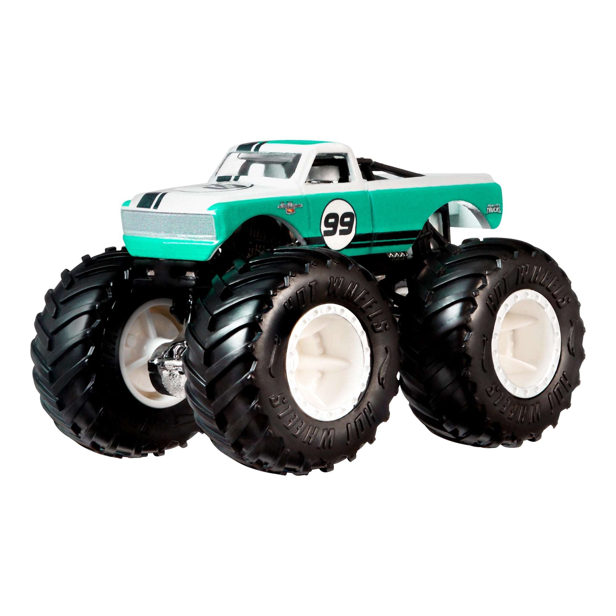 Hot Wheels Monster Trucks Veículo de Brinquedo Pure Muscle Vintage Truck Die Cast Pirnha Terror
