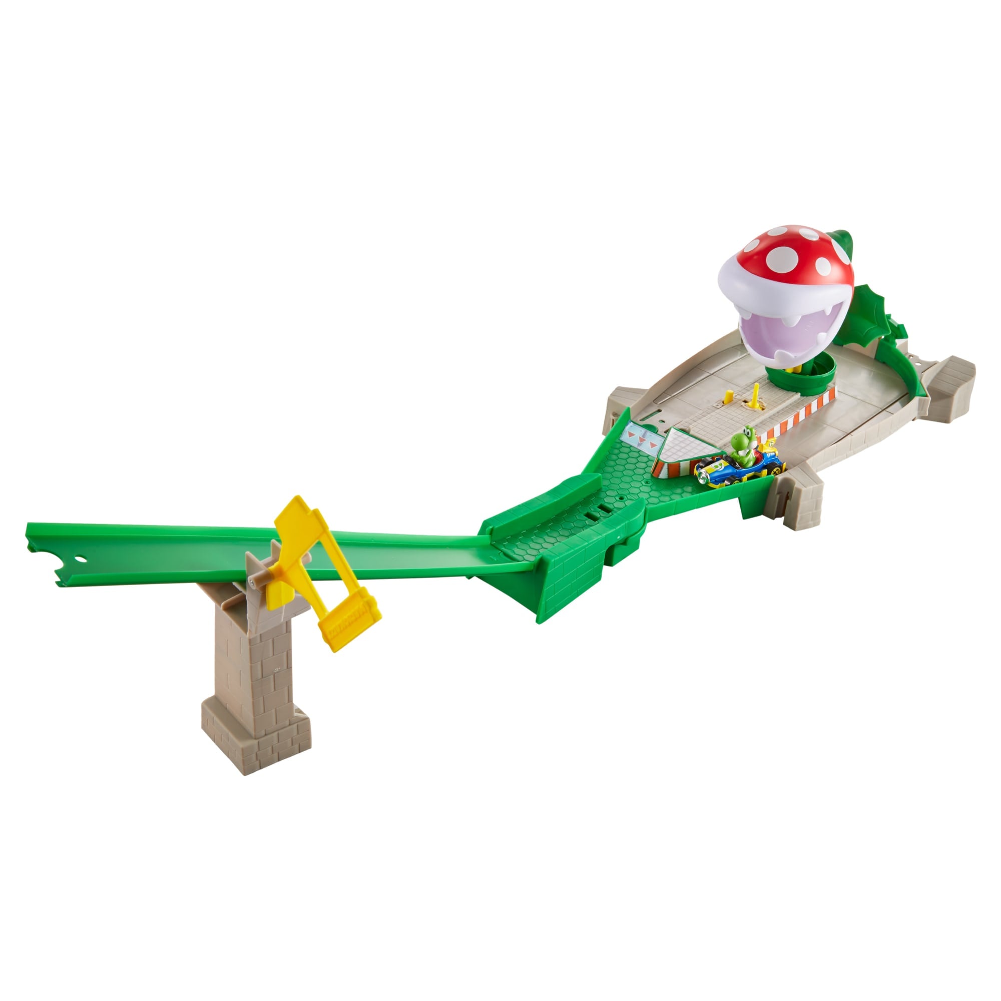 Hot Wheels Mariokart Piranha Plant Slide Track Set | Mattel