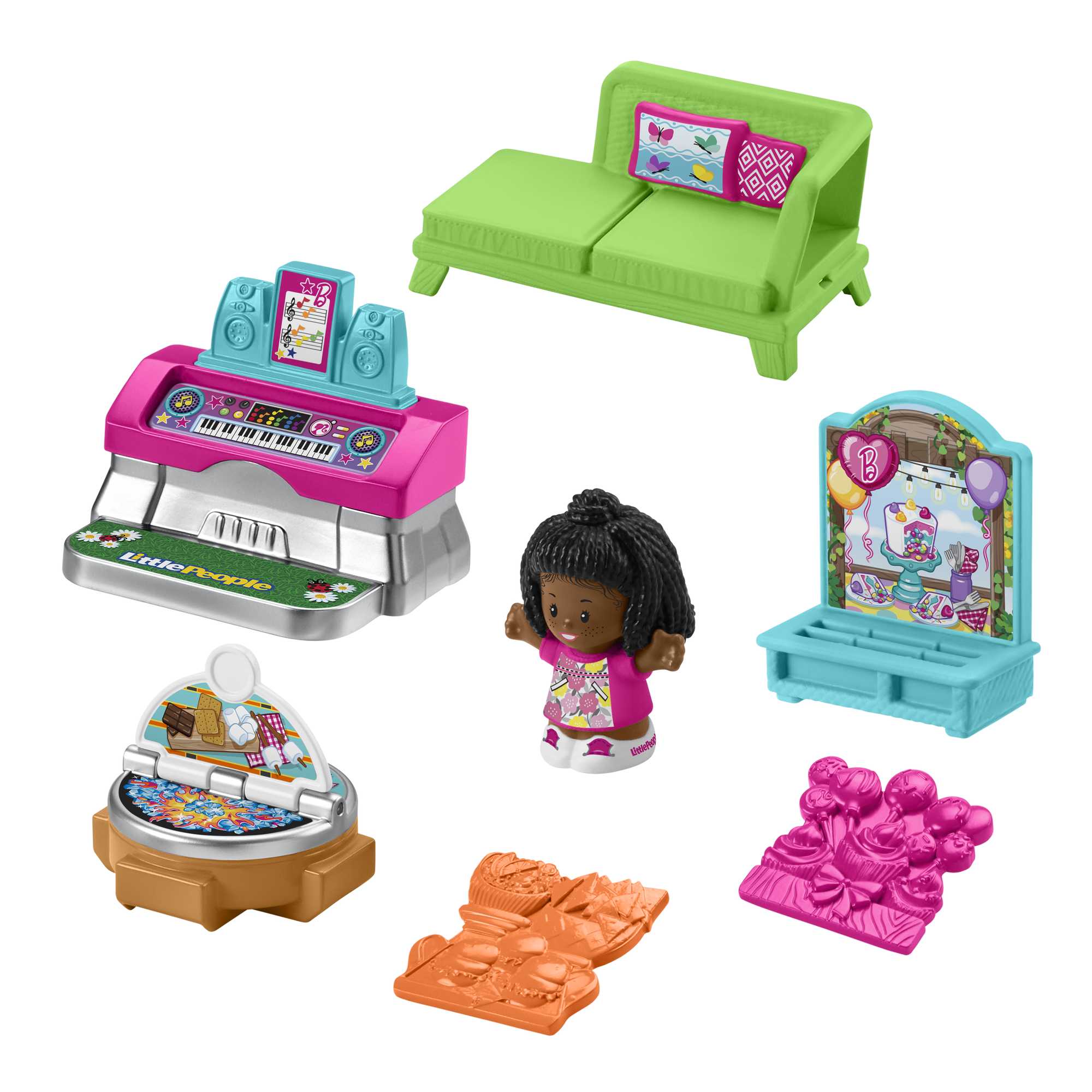 Barbie Patio Playset by Little People Toddler Toy | Mattel