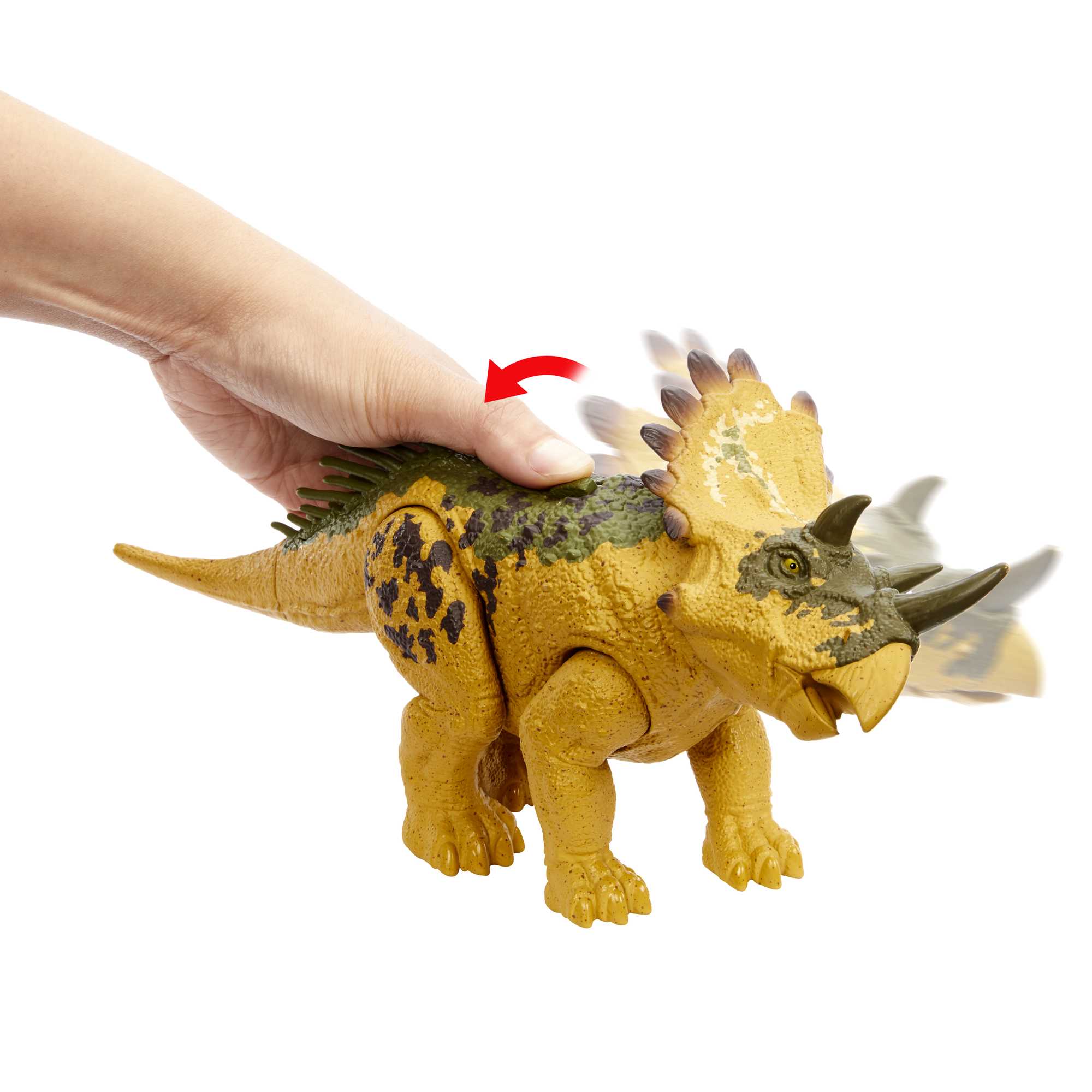 Jurassic World Dinosaurio de Juguete Regaliceratops Rugido Salvaje