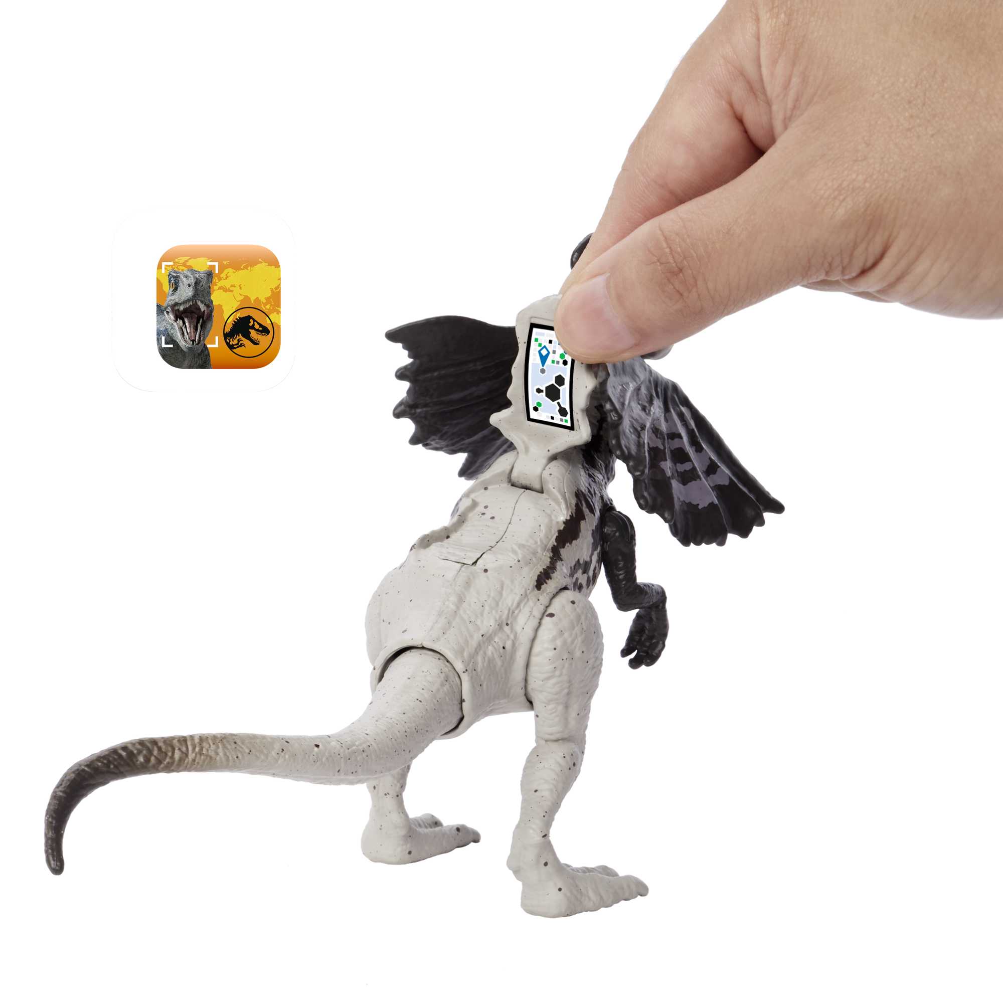 Jurassic World Dinossauro de Brinquedo Dilophosaurus Mordida de Ataque