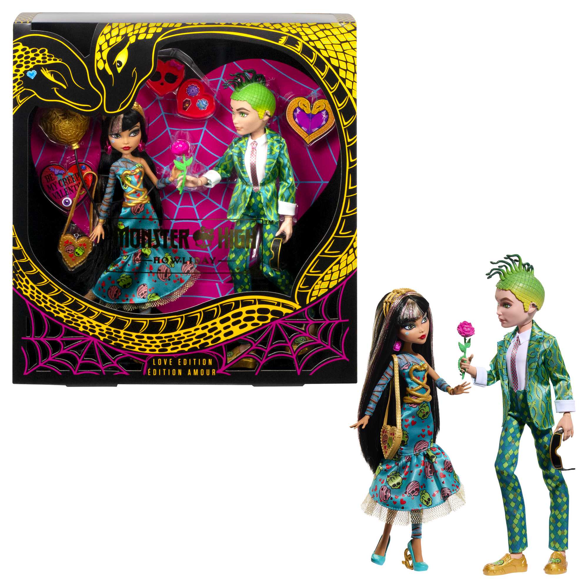 Monster High Cleo De Nile Doll in Monster Ball Party Dress with Accessories  