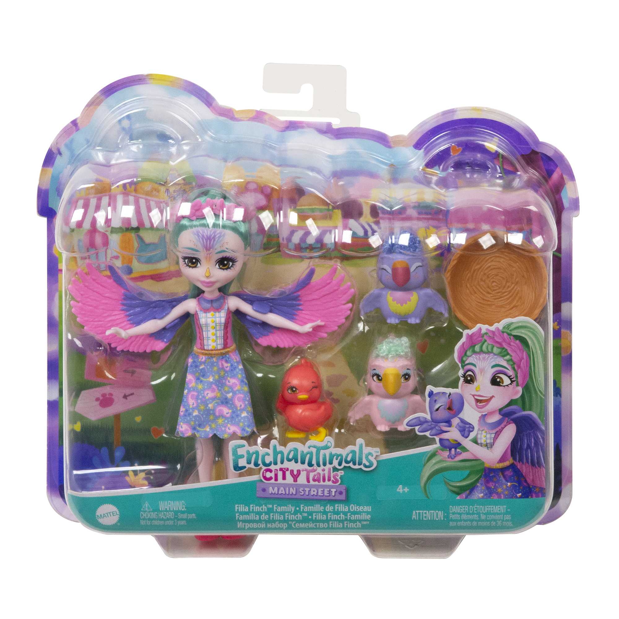 Enchantimals Muñeca Familia Fila Finch