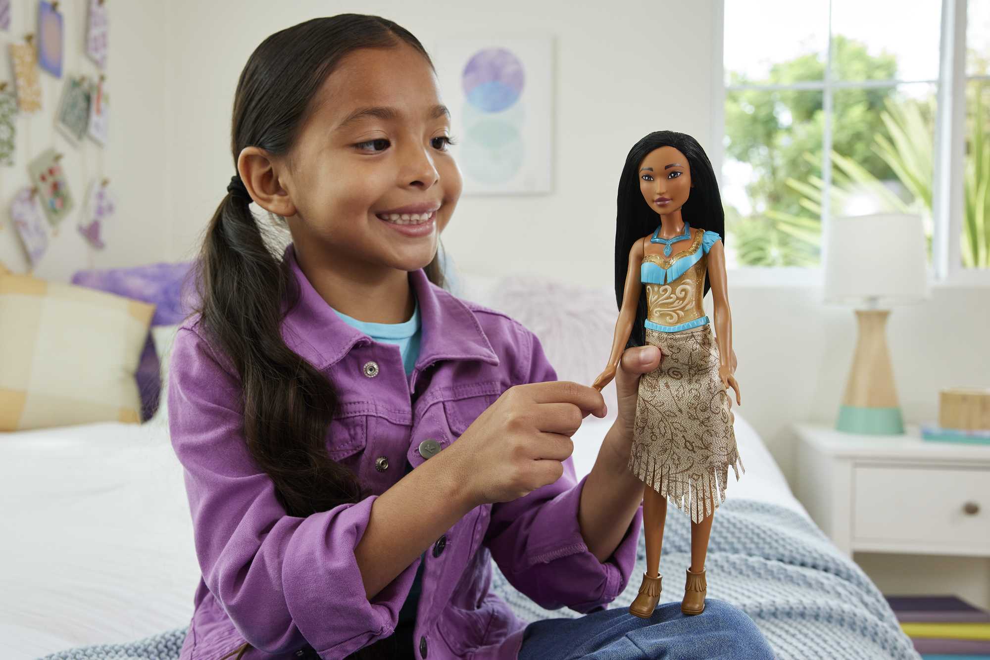 Disney-Princesses Disney-Pocahontas-Poupée, Habillage et Accessoires