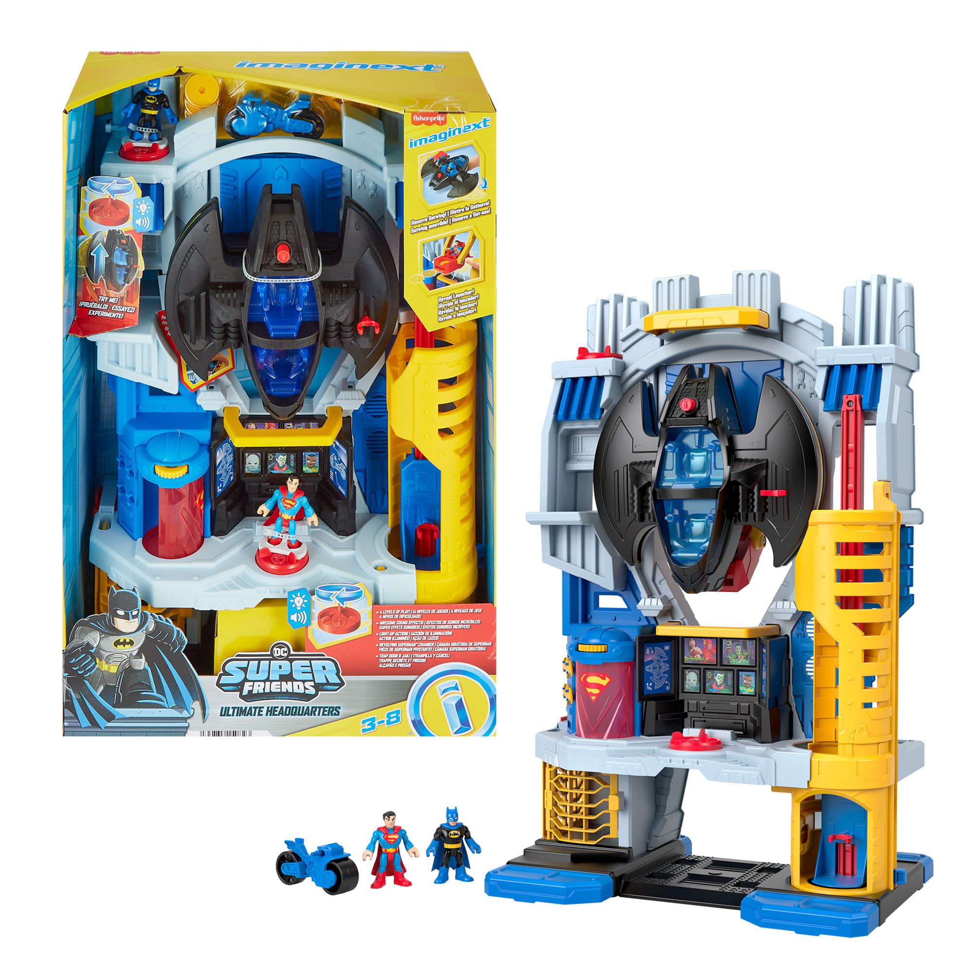 Imaginext DC Super Friends Ultimate Headquarters Playset with