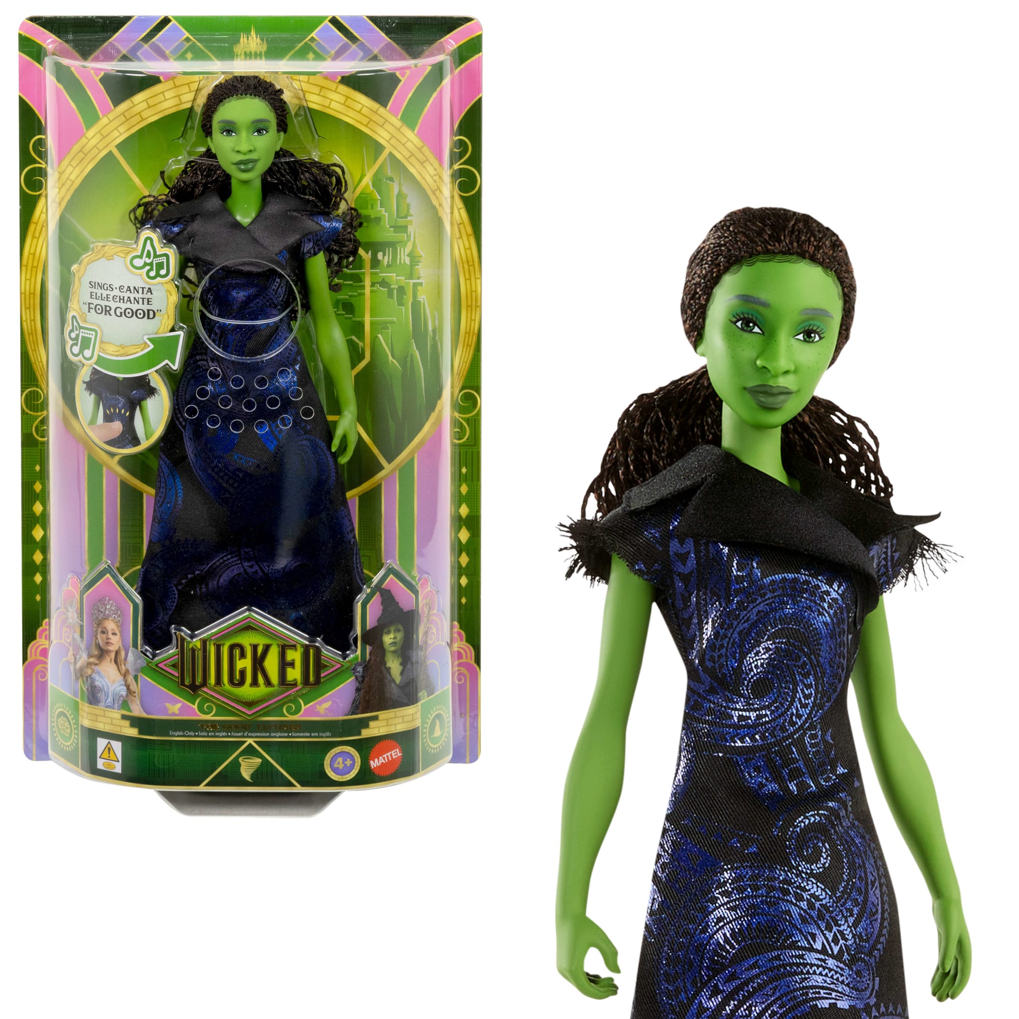 ウィキッド 歌うエルファバ グリンダ Wicked For Good マテル WICKED FOR GOOD ELPHABA SINGINGDOLL | Mattel