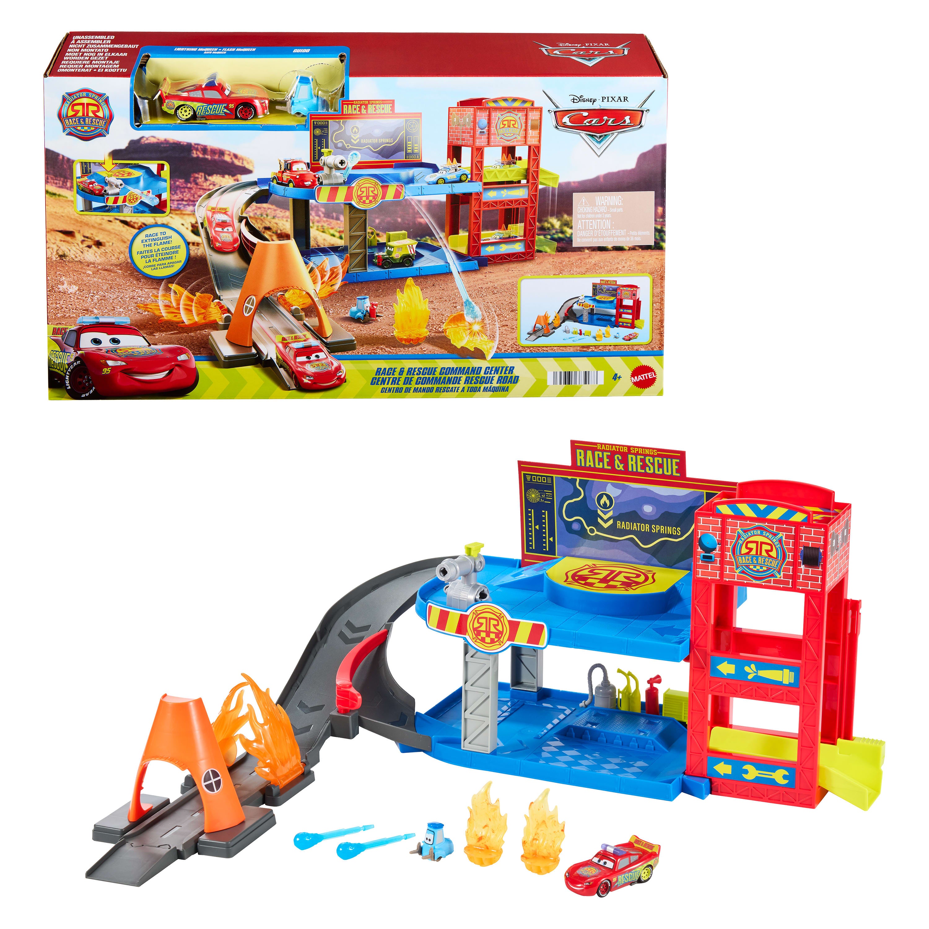 Disney and Pixar Cars Race & Rescue Command Center | Mattel