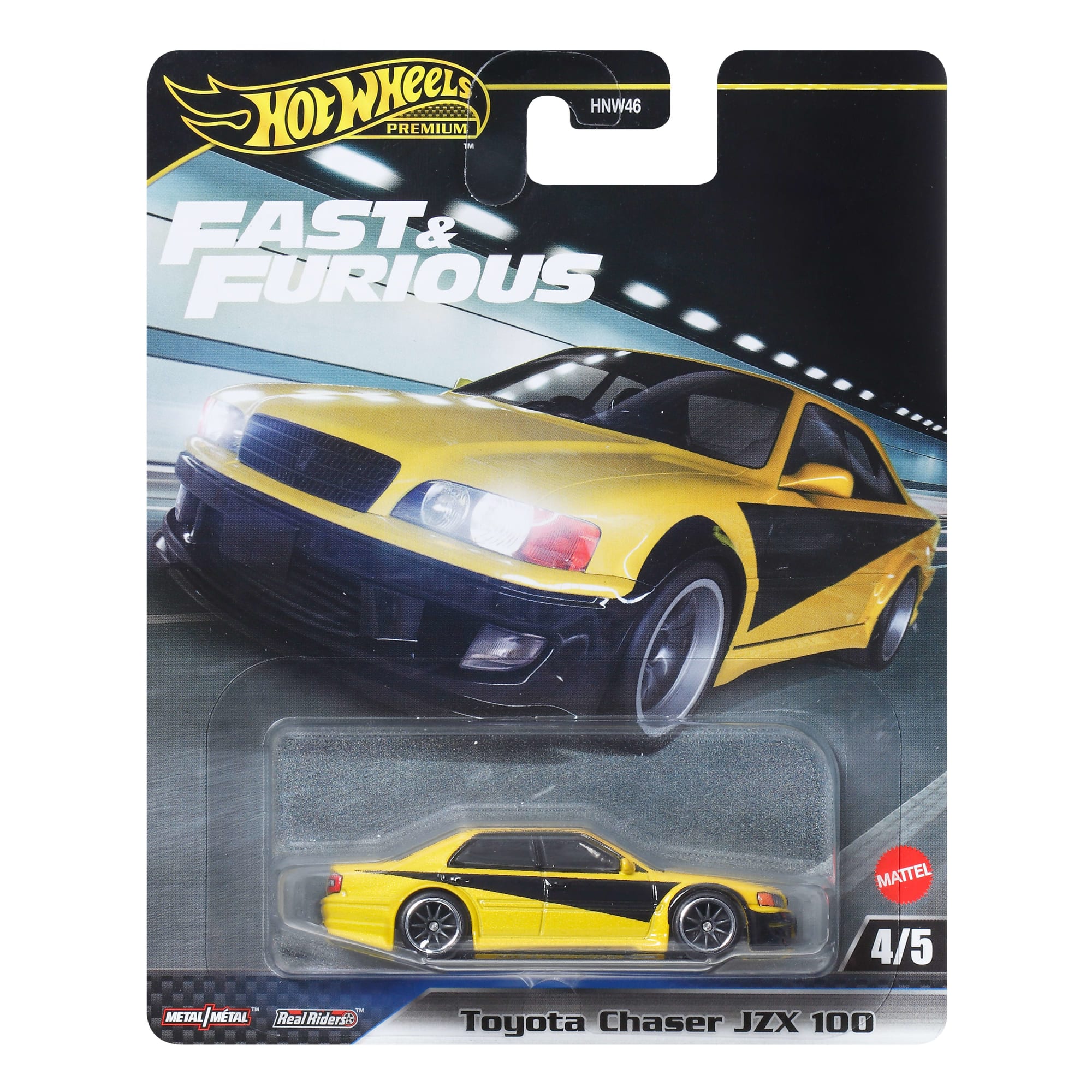 ホットウィール　Fast & Furious Hot Wheels Premium Fast & Furious Cars 1998 Toyota Chaser