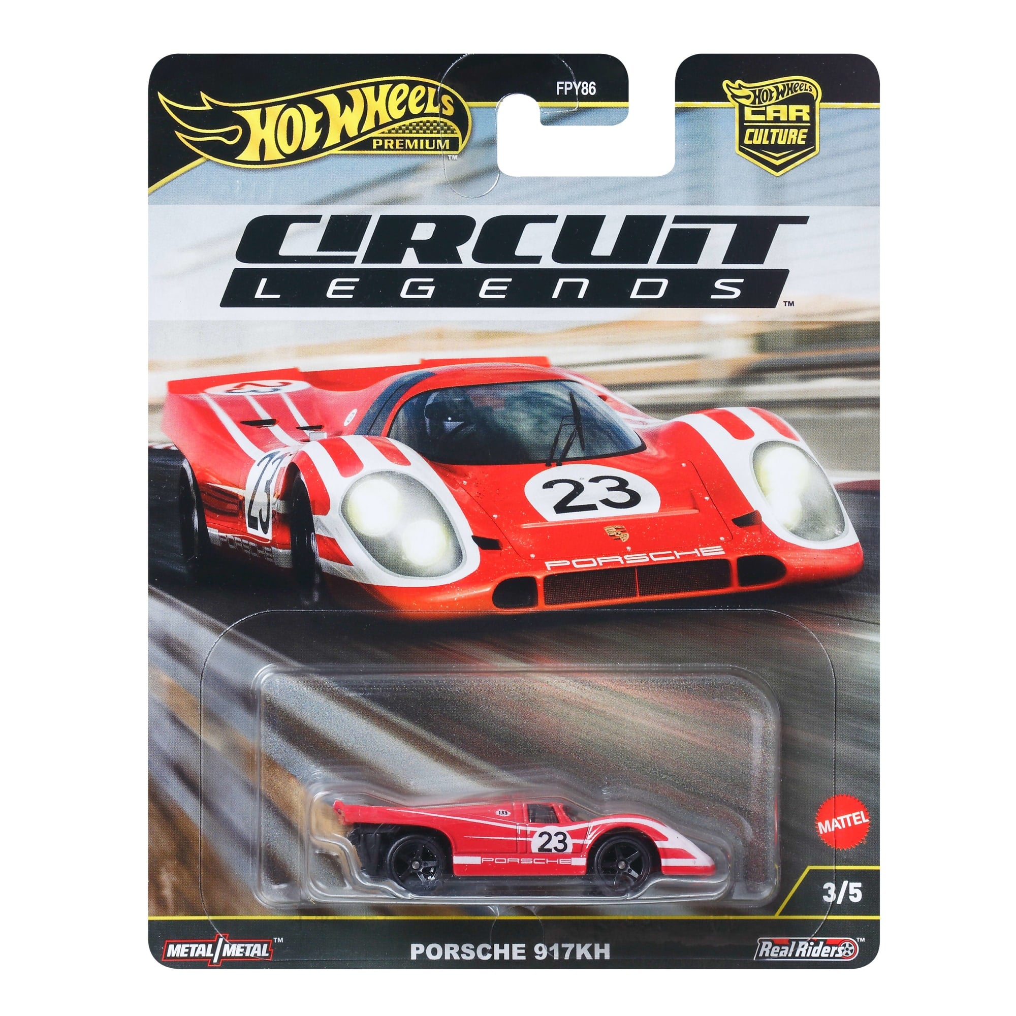 Hot Wheels】限定 Porsche 917 Real Riders HWOTD // Real