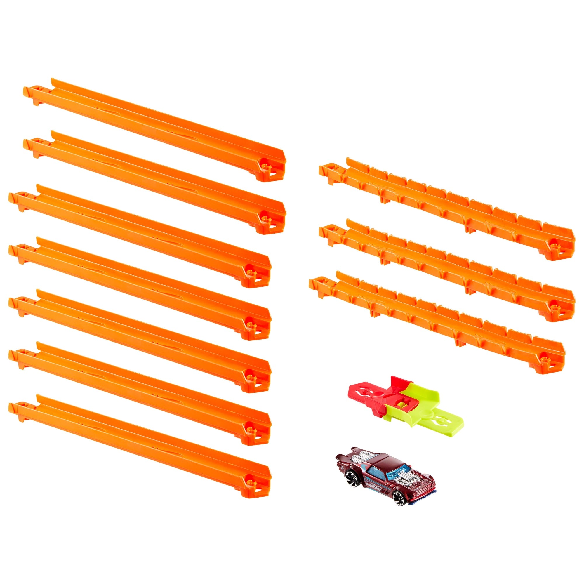 Hot Wheels Coffret Altitude Crash avec loopings et propulseur pour