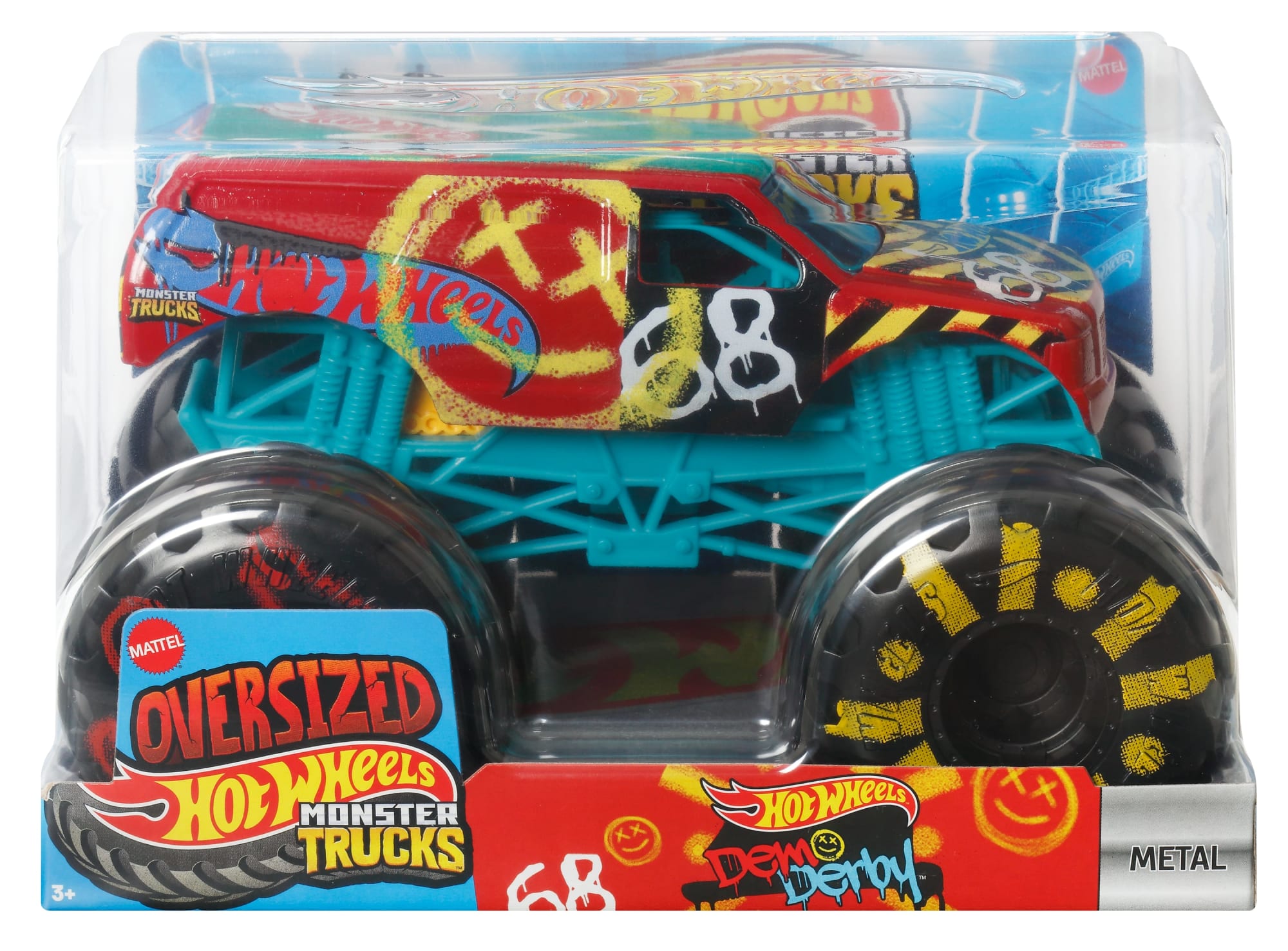 Hot Wheels Monster Trucks, Oversized Monster Truck in 1:24 Scale by Mattel, Inc.