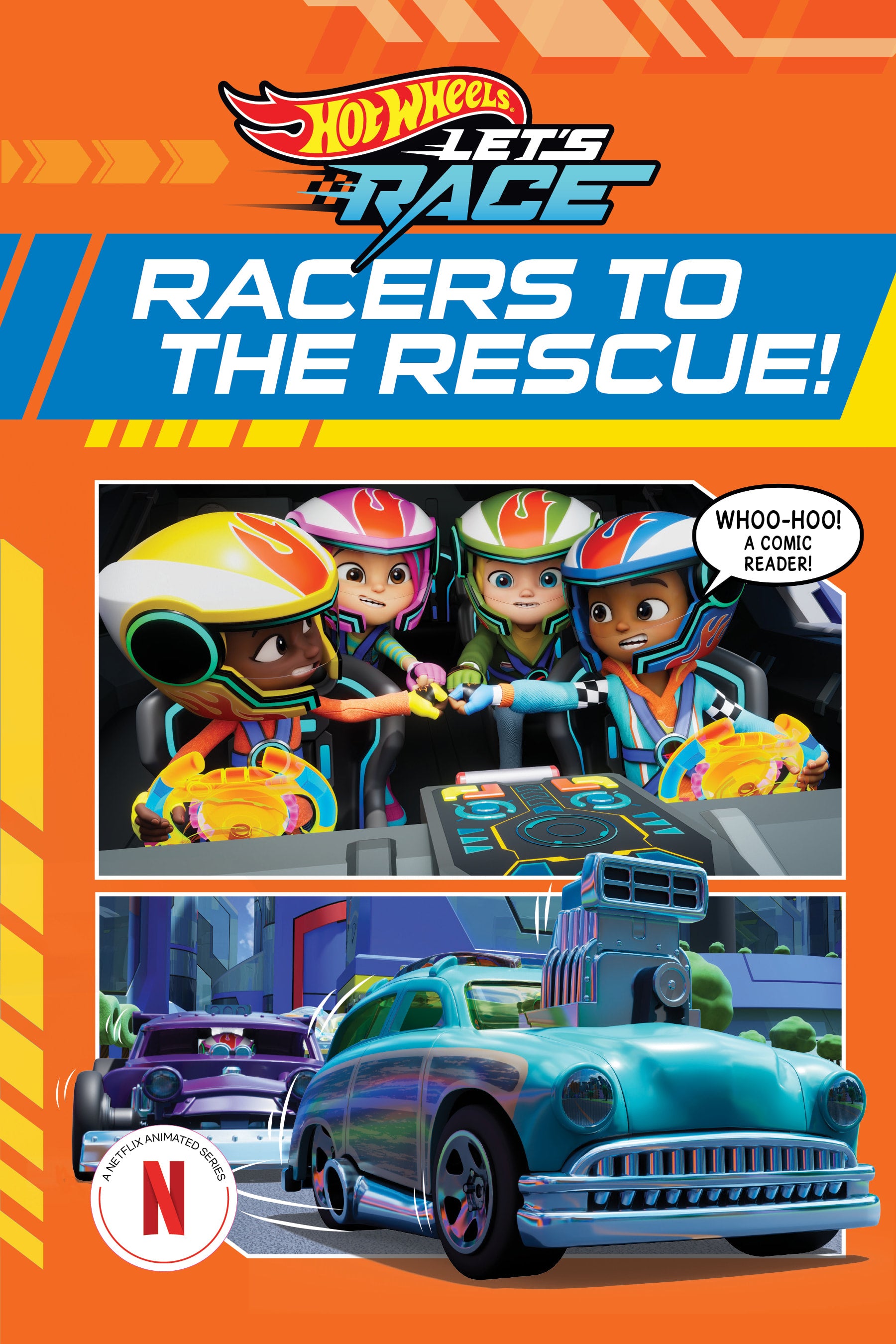 Hot Wheels Let's Race: Racers to the Rescue (Early Comic Reader) | Mattel